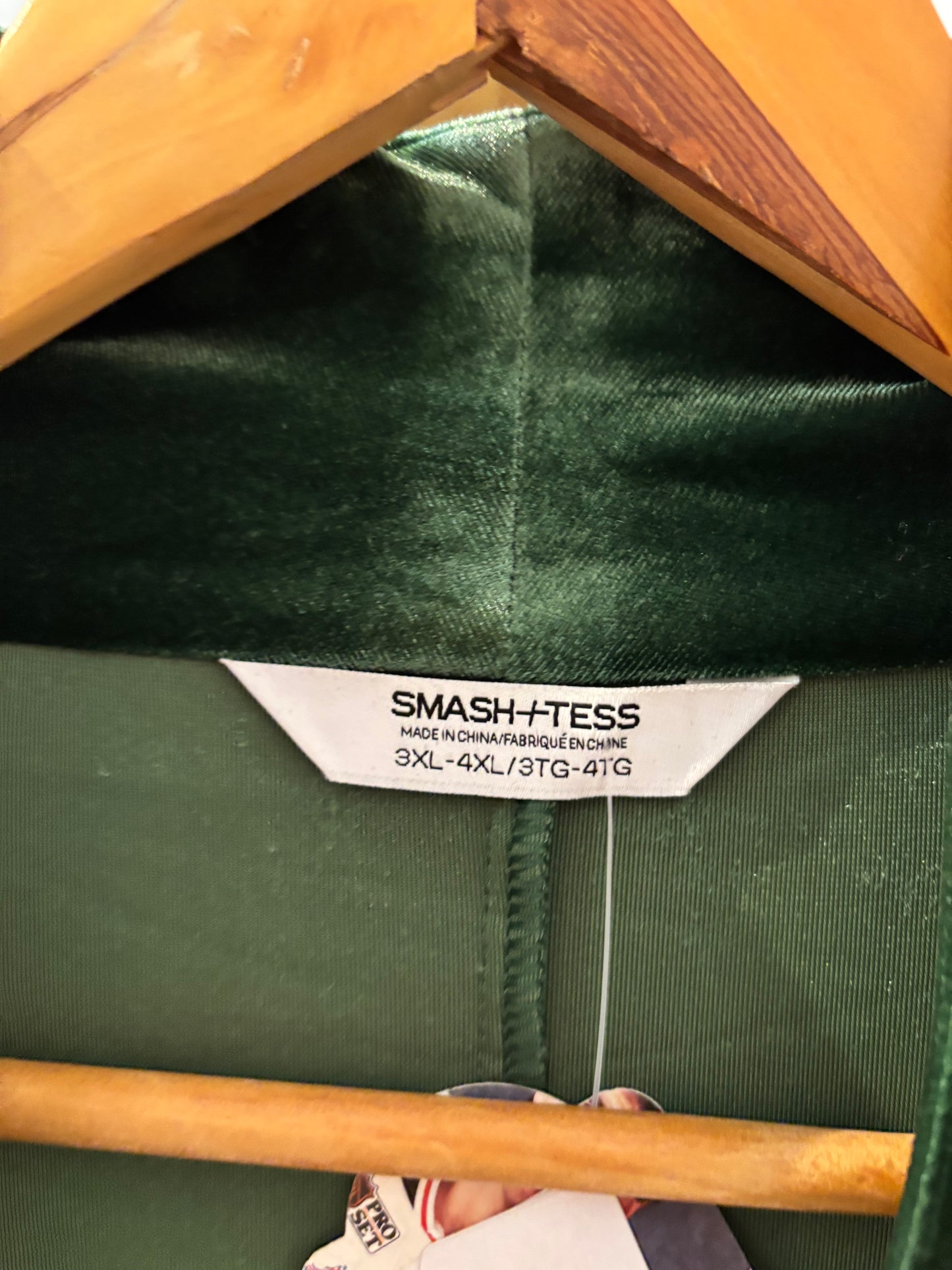 size 3XL-4XL green velvet Smash + Tess robe duster