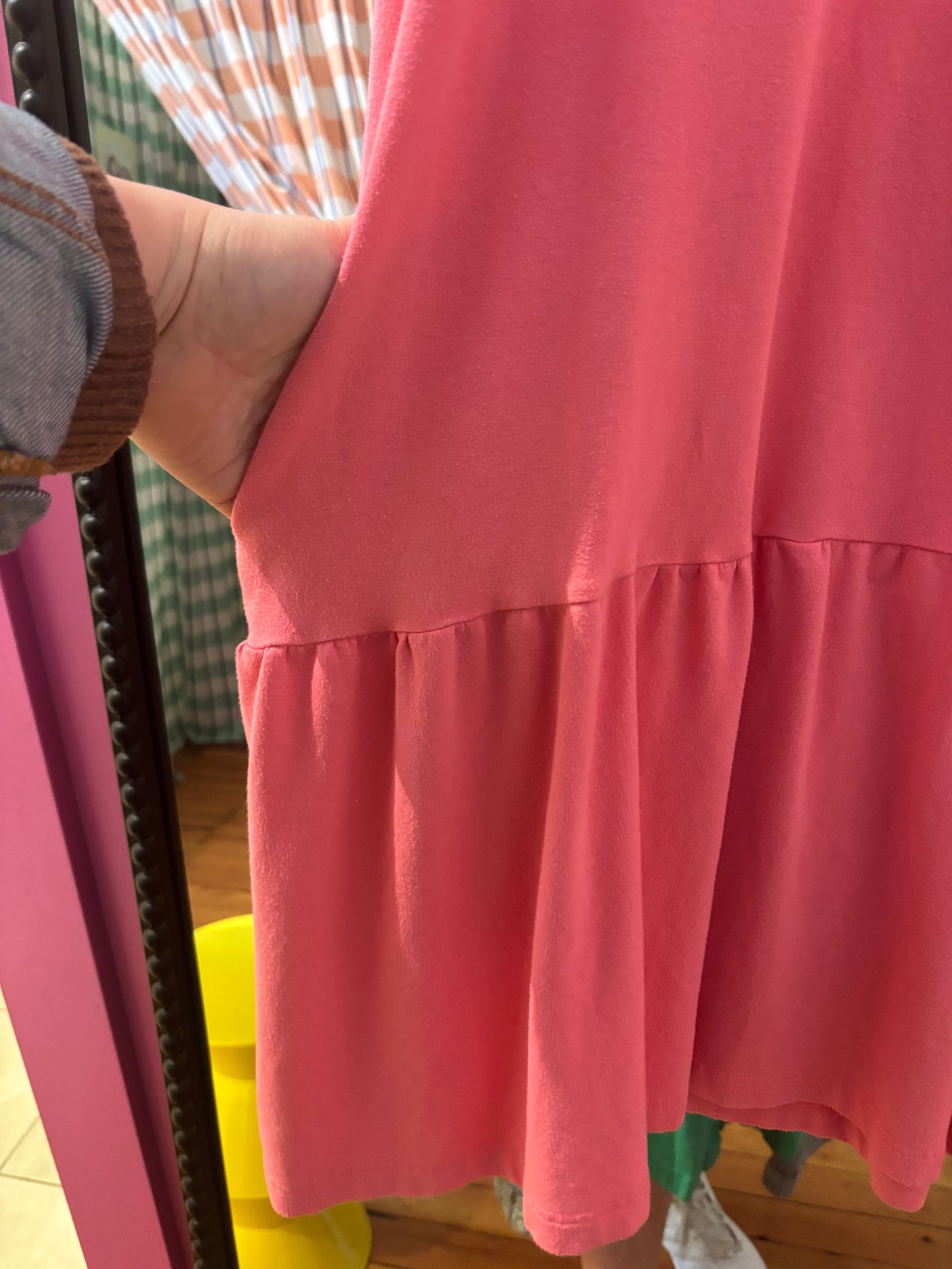 Size 3XL bubblegum pink Smash & Tess dress - knee