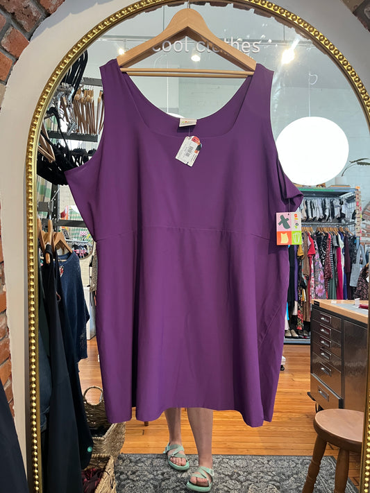 size 5X eggplant Alder dress - get dirty NWT