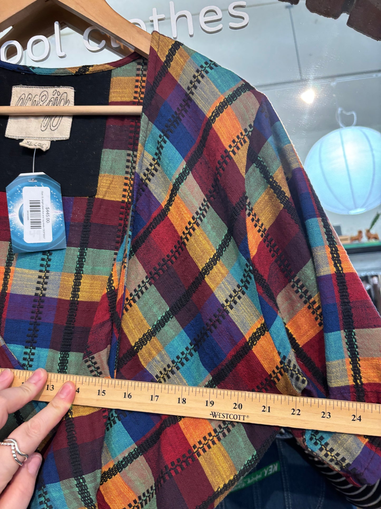 Size XL bright plaid Ace and Jig dress