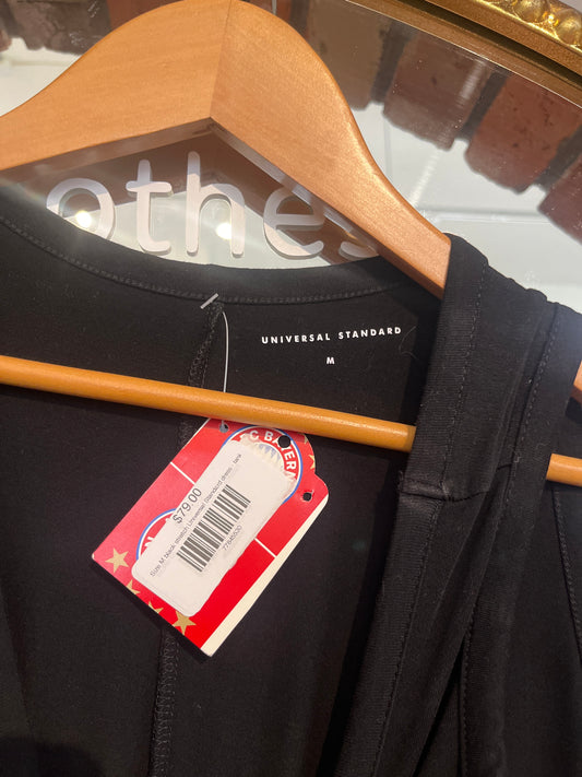 Size M black stretch Universal Standard dress - tank