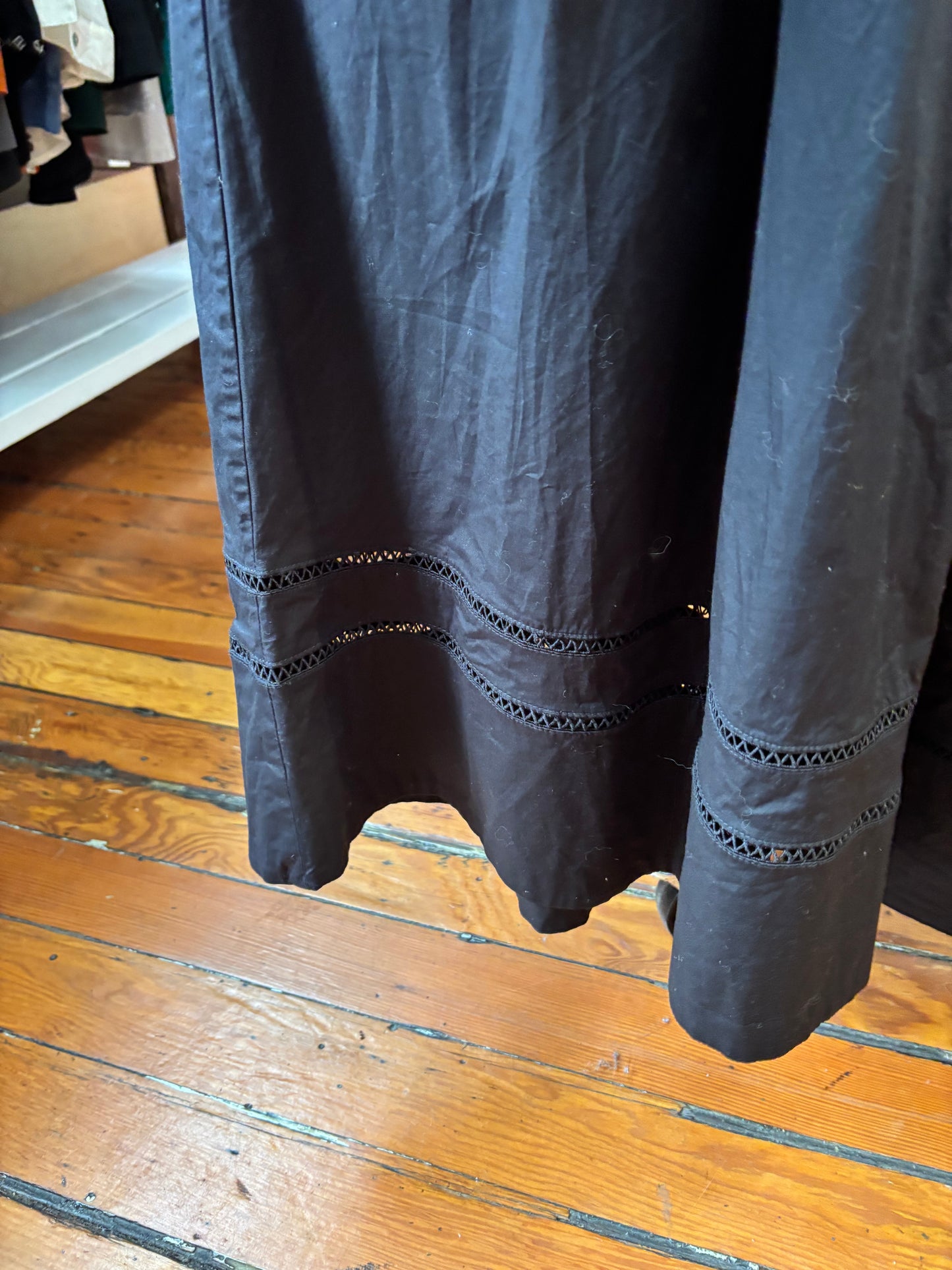 size 2X (5X) black with black bottom Universal standard dress - midi