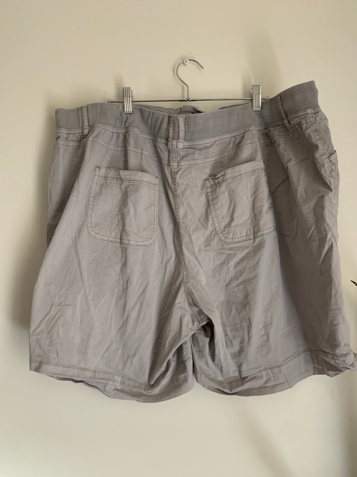 Size 2X Grey Cotton Shorts