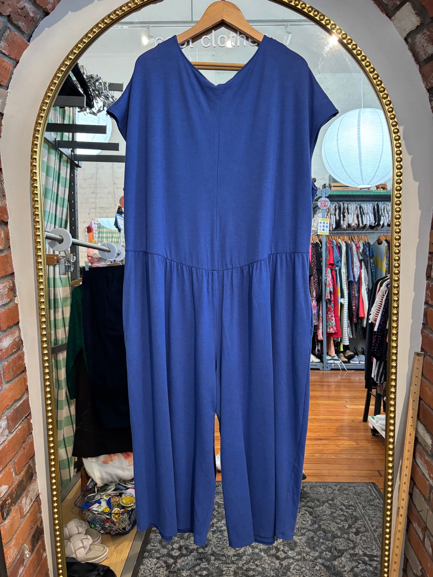 Size 4X royal blue Smash+Tess jumpsuit