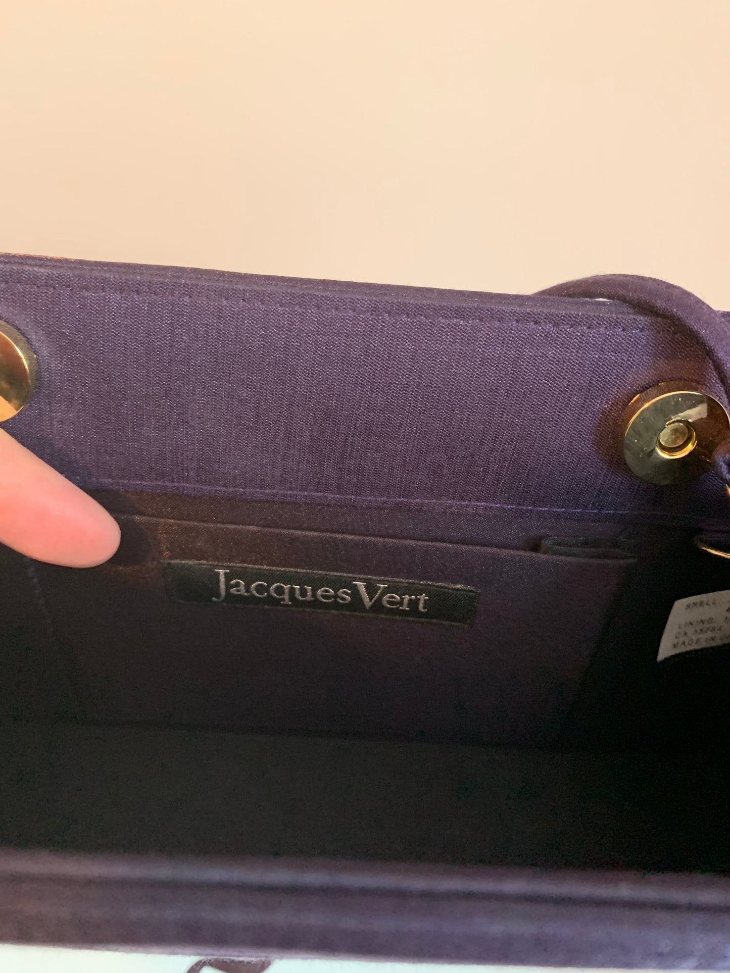Vintage Jacques Vert clutch