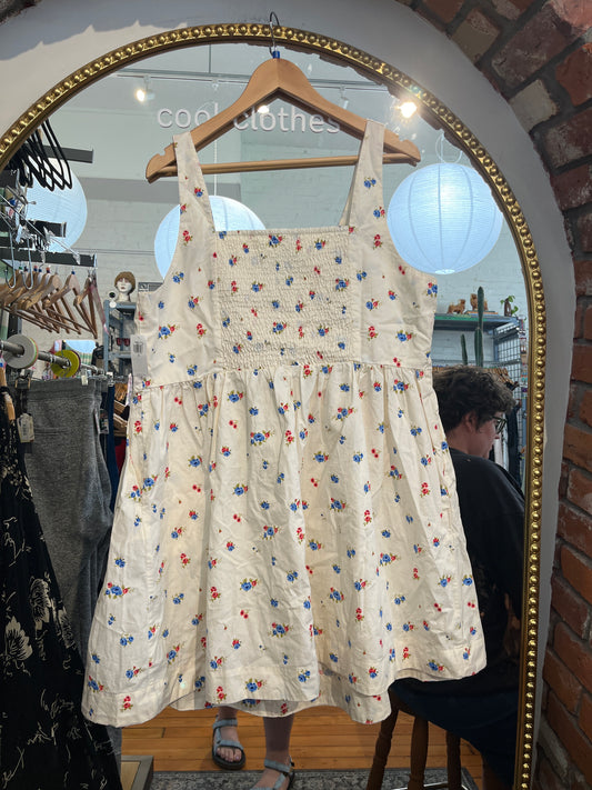 size 2X cream blue flowers NWT Old Navy dress - cami