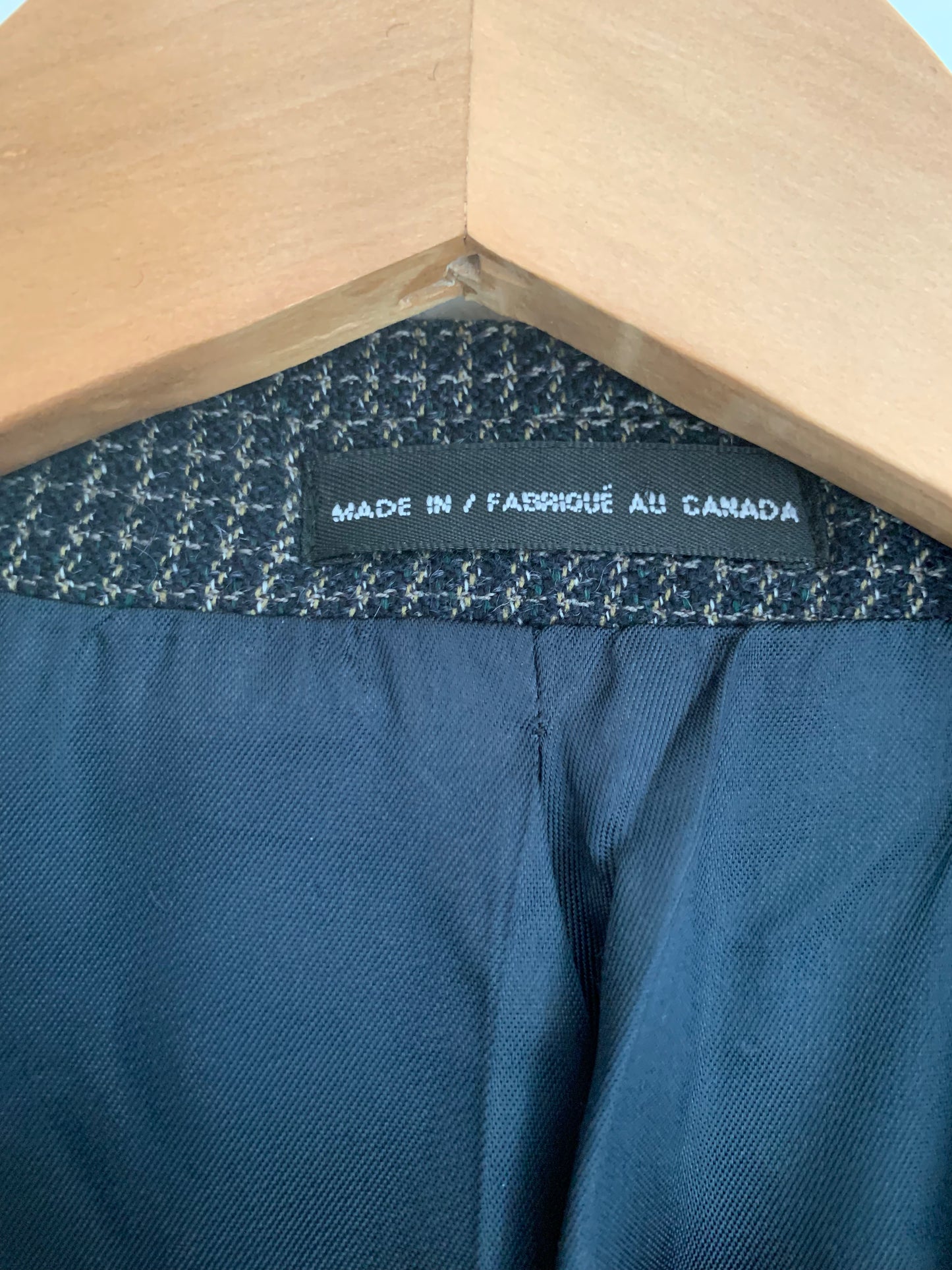 Size 2X - 3X Vintage Tweed Moores Blazer