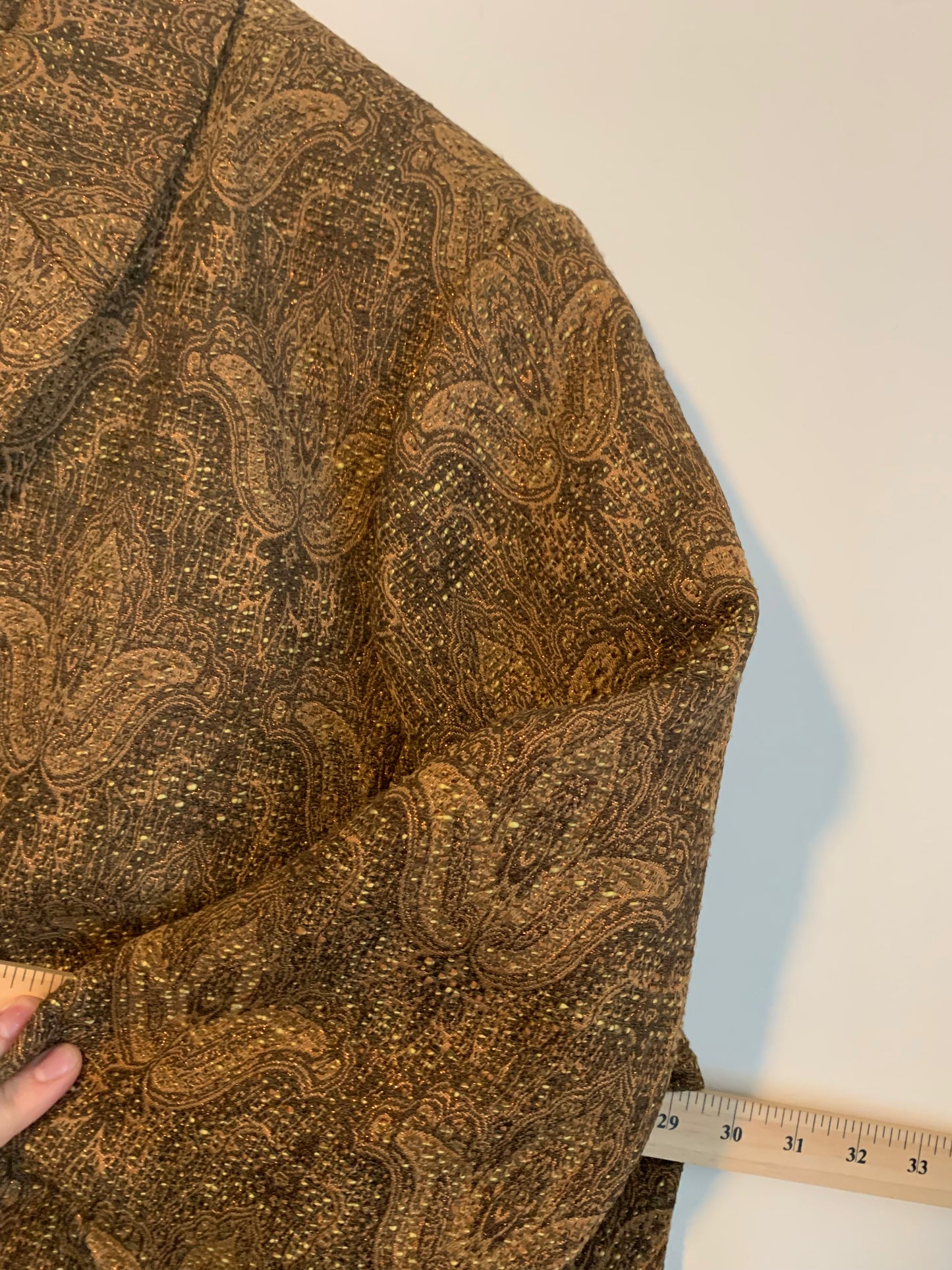 Size 30W Vintage Brocade Blazer