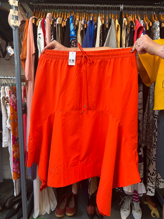 Size 3X Orange Hilary Macmillan Handkerchief Skirt