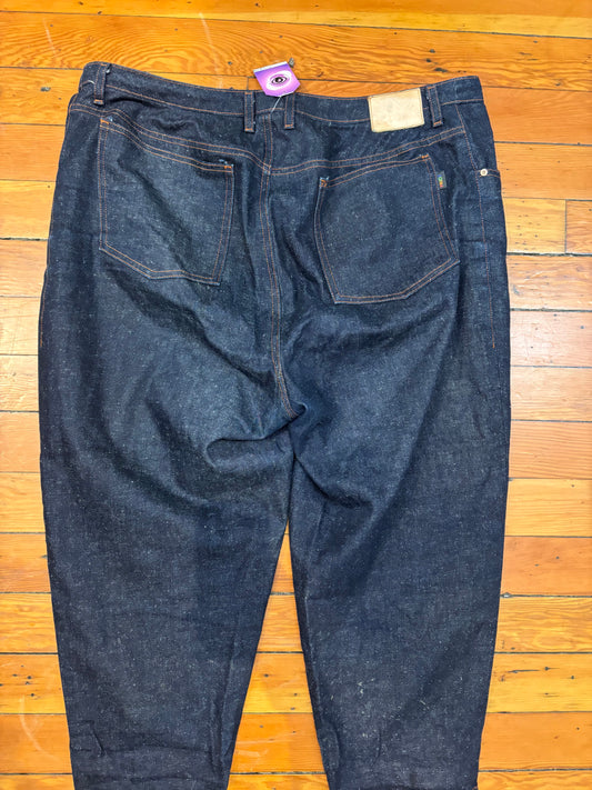 size 46 dark speckle Muna + Broad jeans - balloon