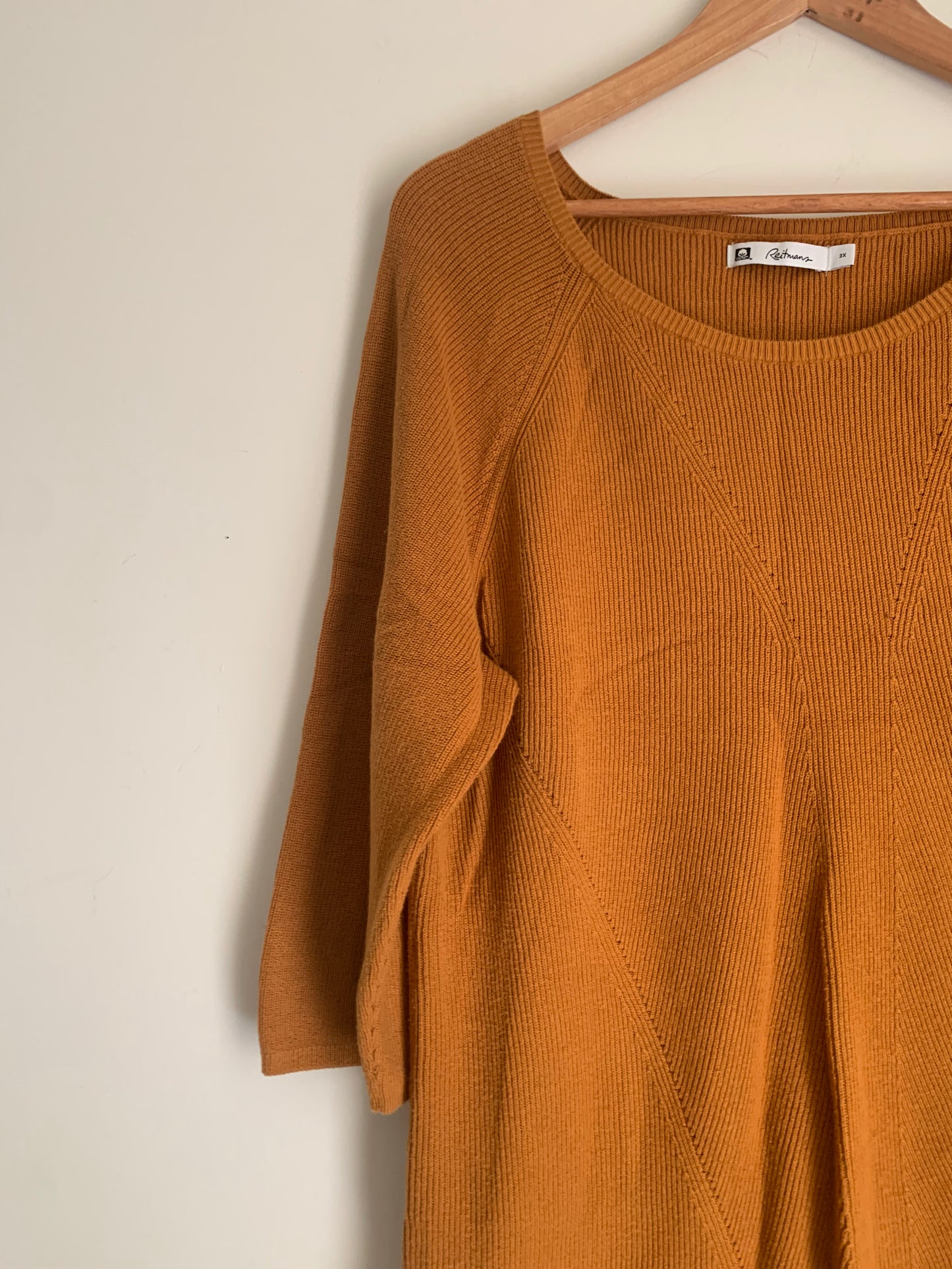 Size 2X Mustard Yellow Reitmans Sweater