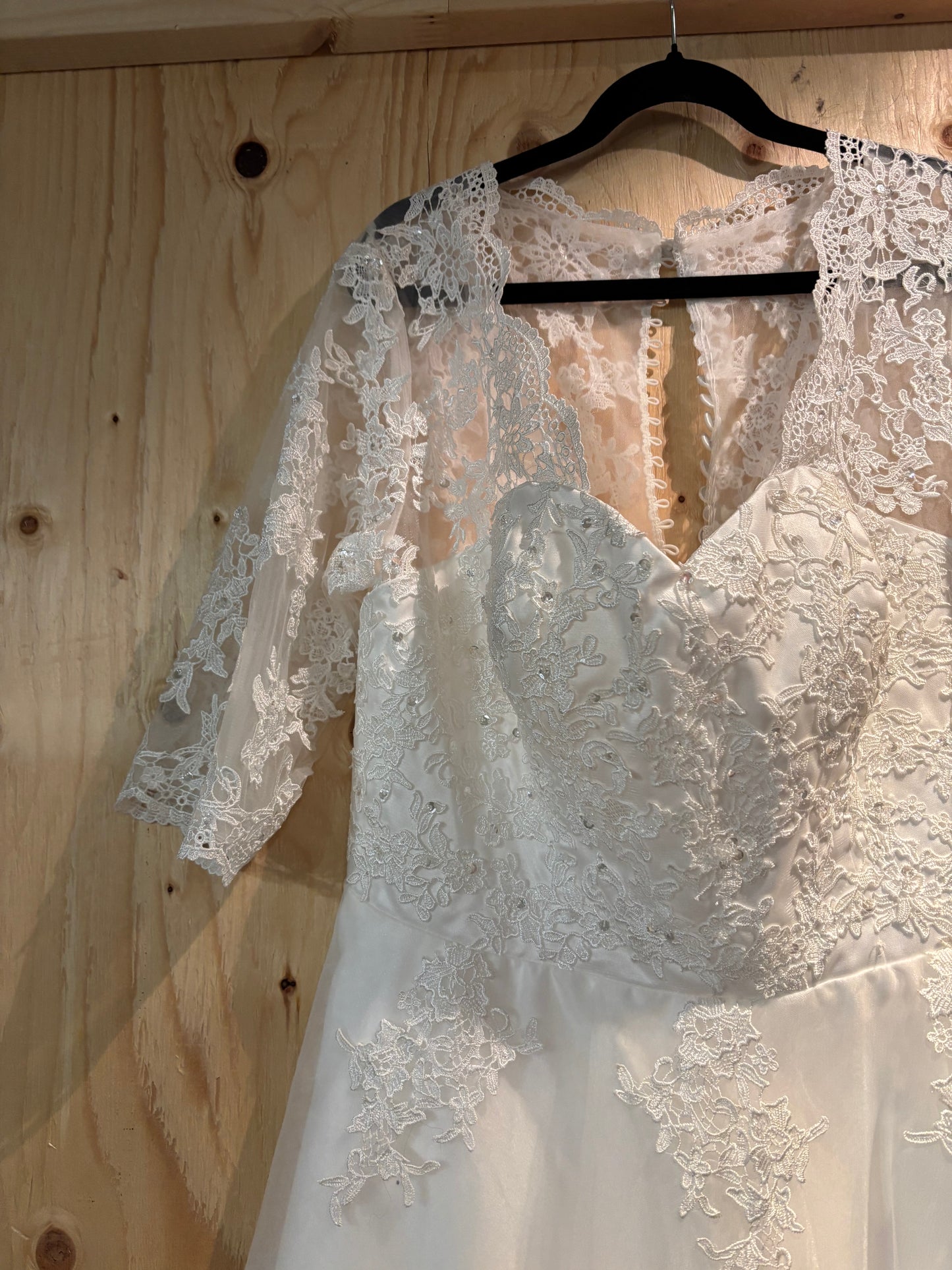 Size 18 tea length wedding dress