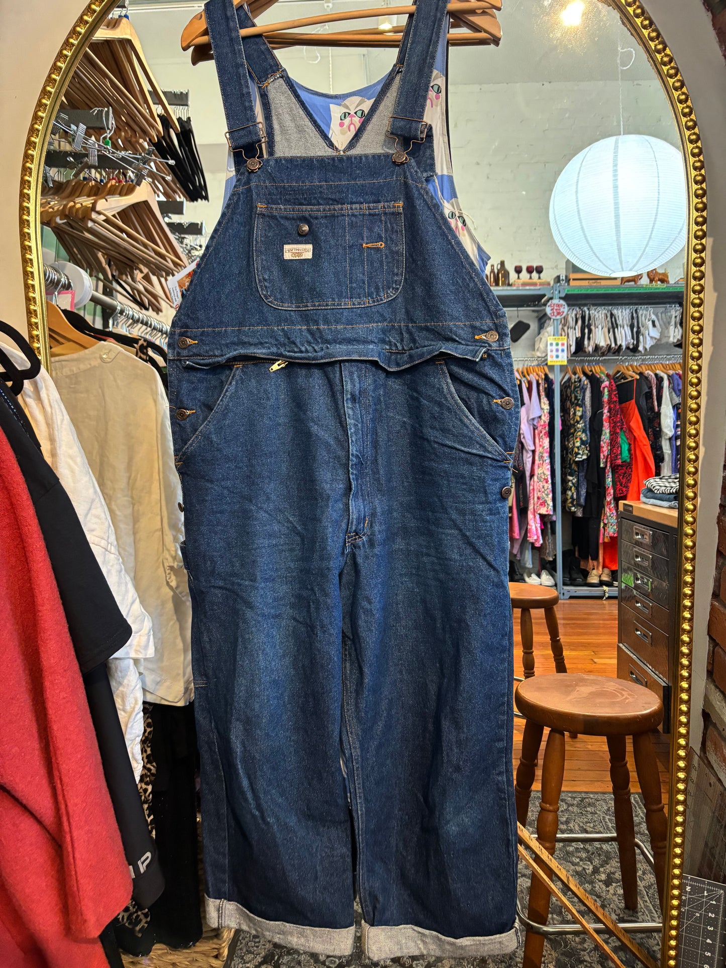size XL dark wash vintage Western Garment Co. overalls - vintage
