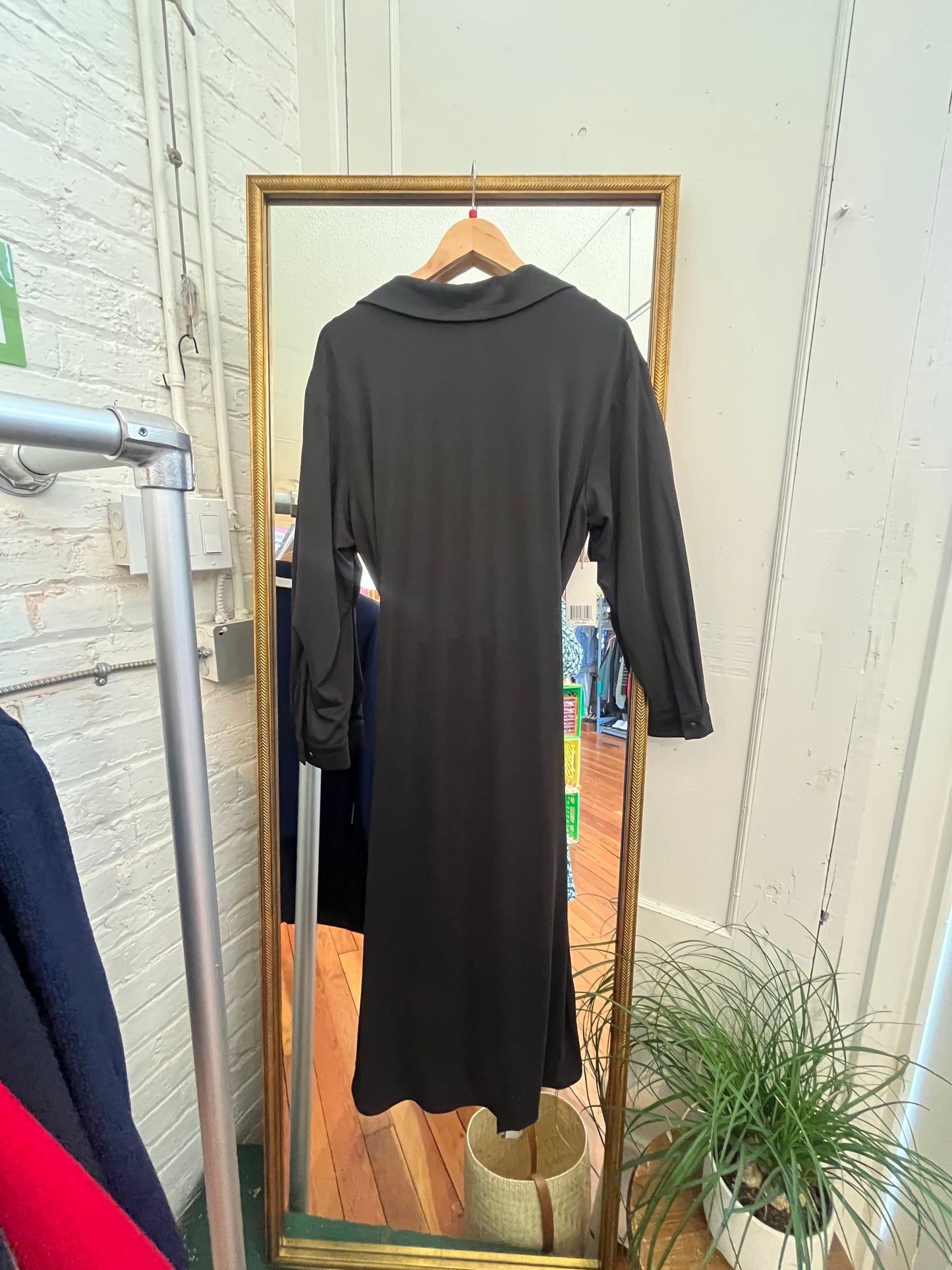 Size L "Juniper" Leze the Label Trench / Wrap Dress