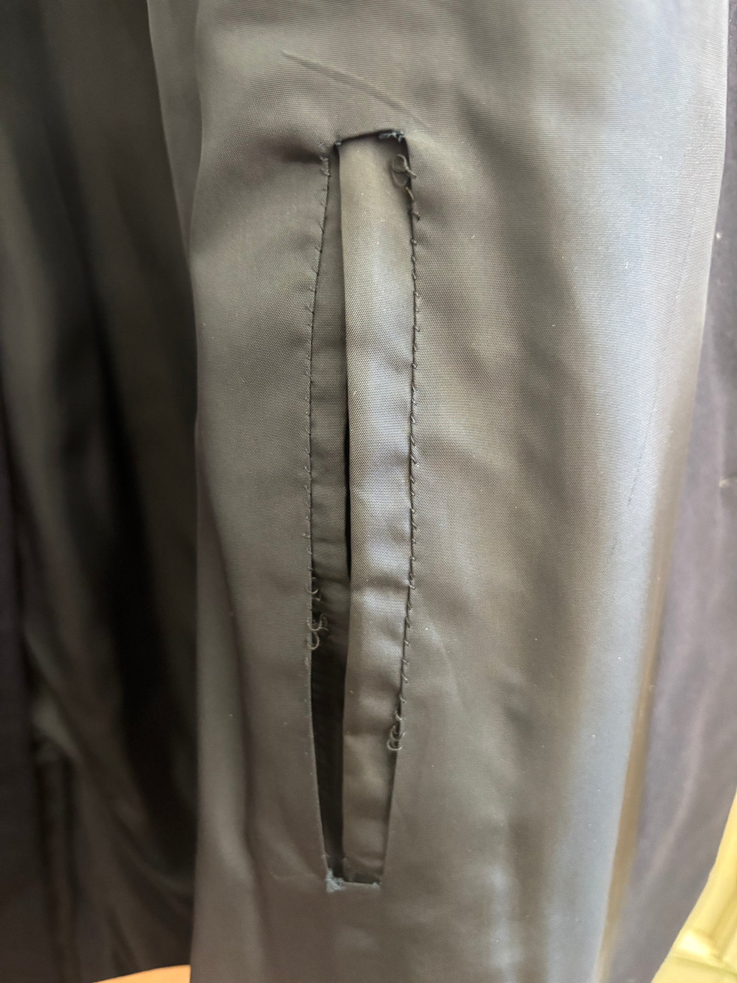 vintage navy Edward Chapman vicuna cashmere blend jacket