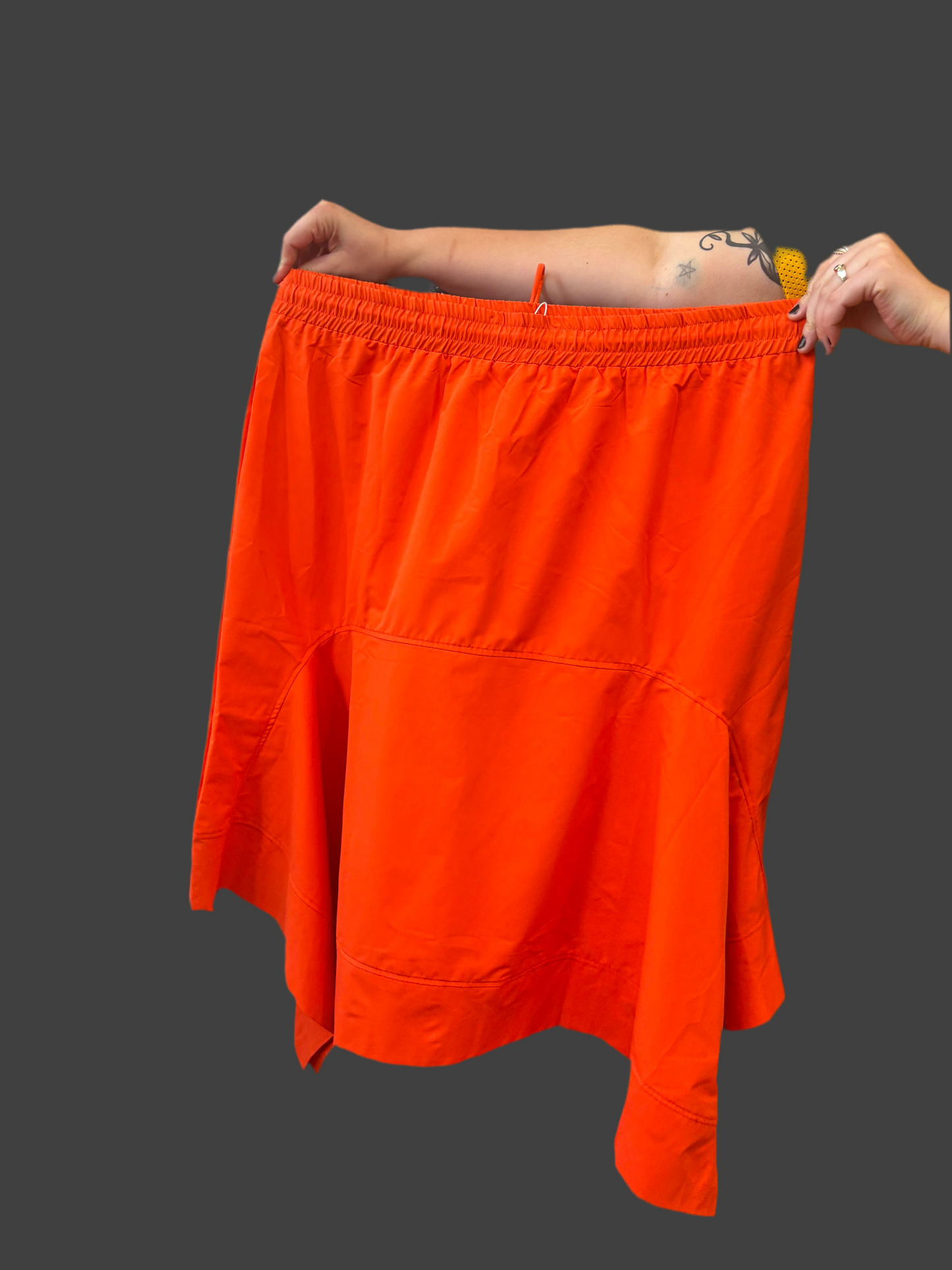 Size 3X Orange Hilary Macmillan Handkerchief Skirt