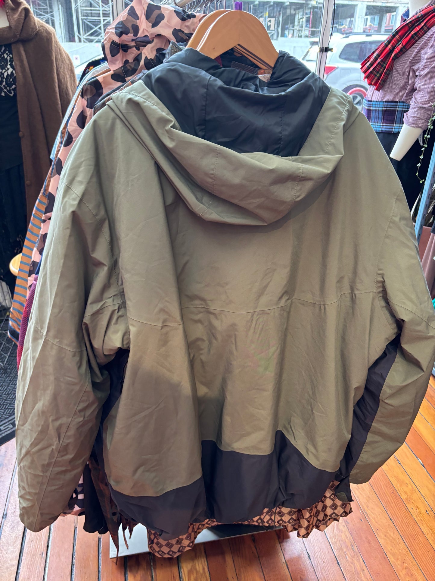 size 3XT green black Columbia jacket - 3-in-1