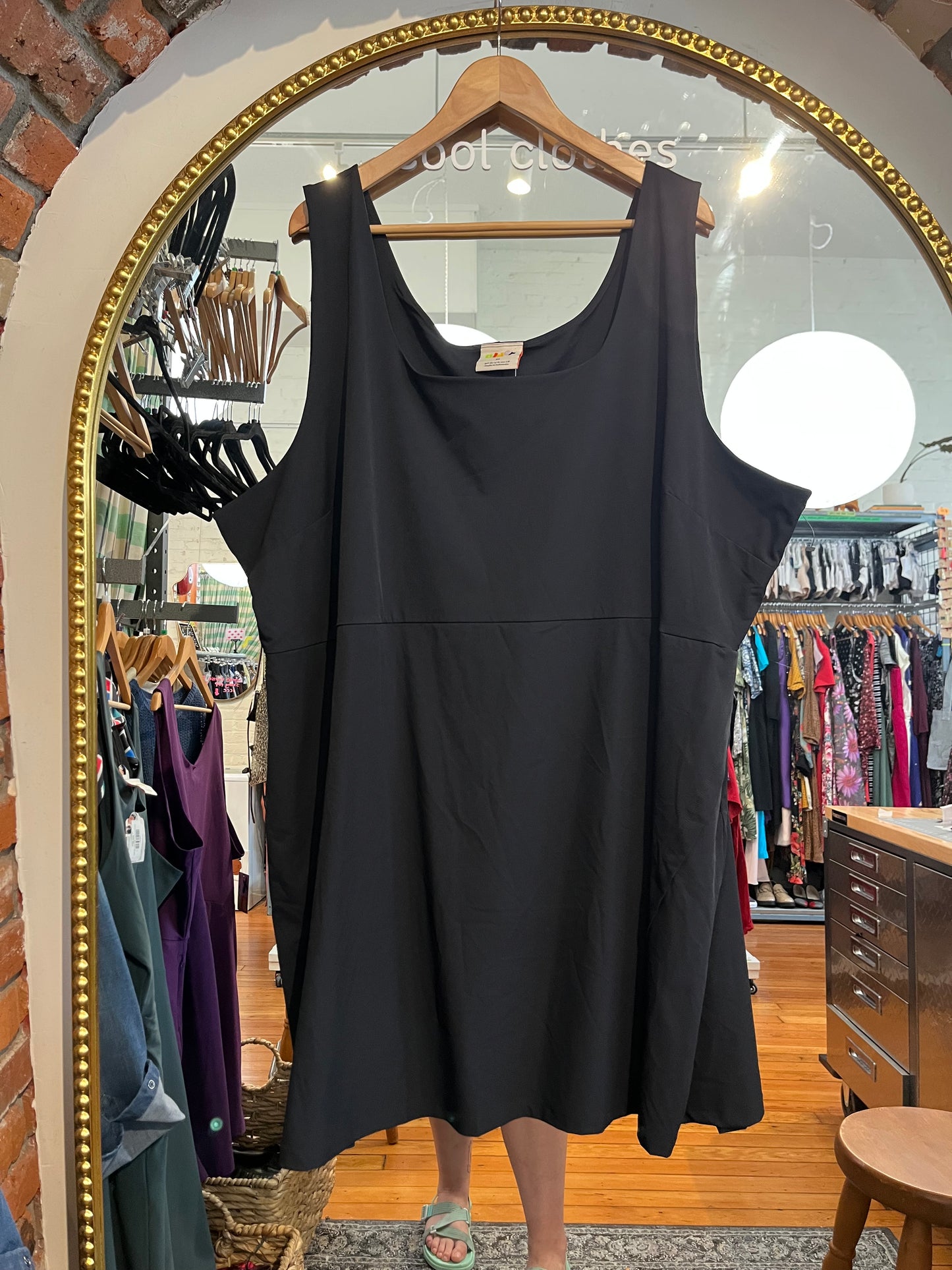 size 6X black NWT Alder dress - get dirty