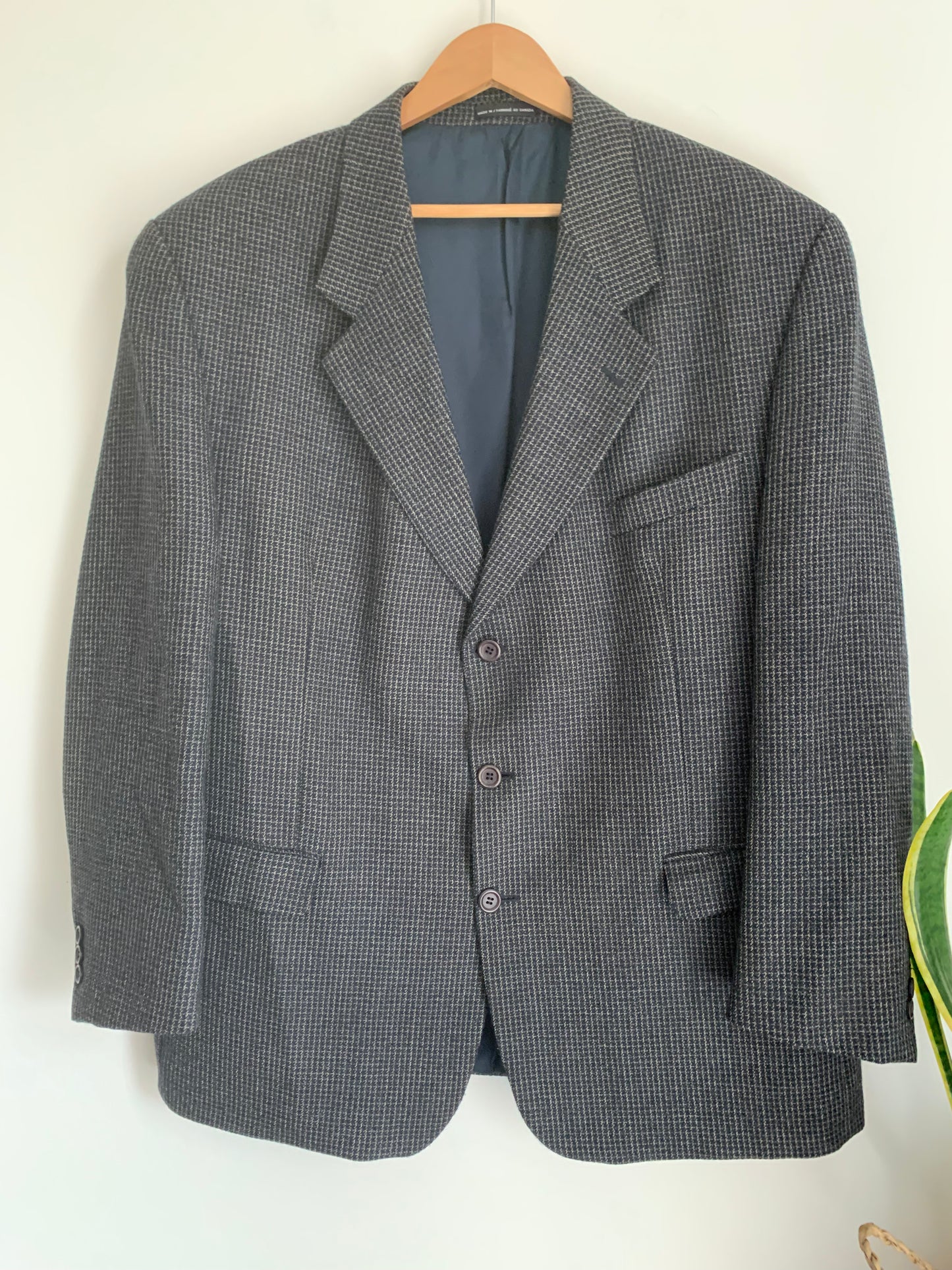 Size 2X - 3X Vintage Tweed Moores Blazer