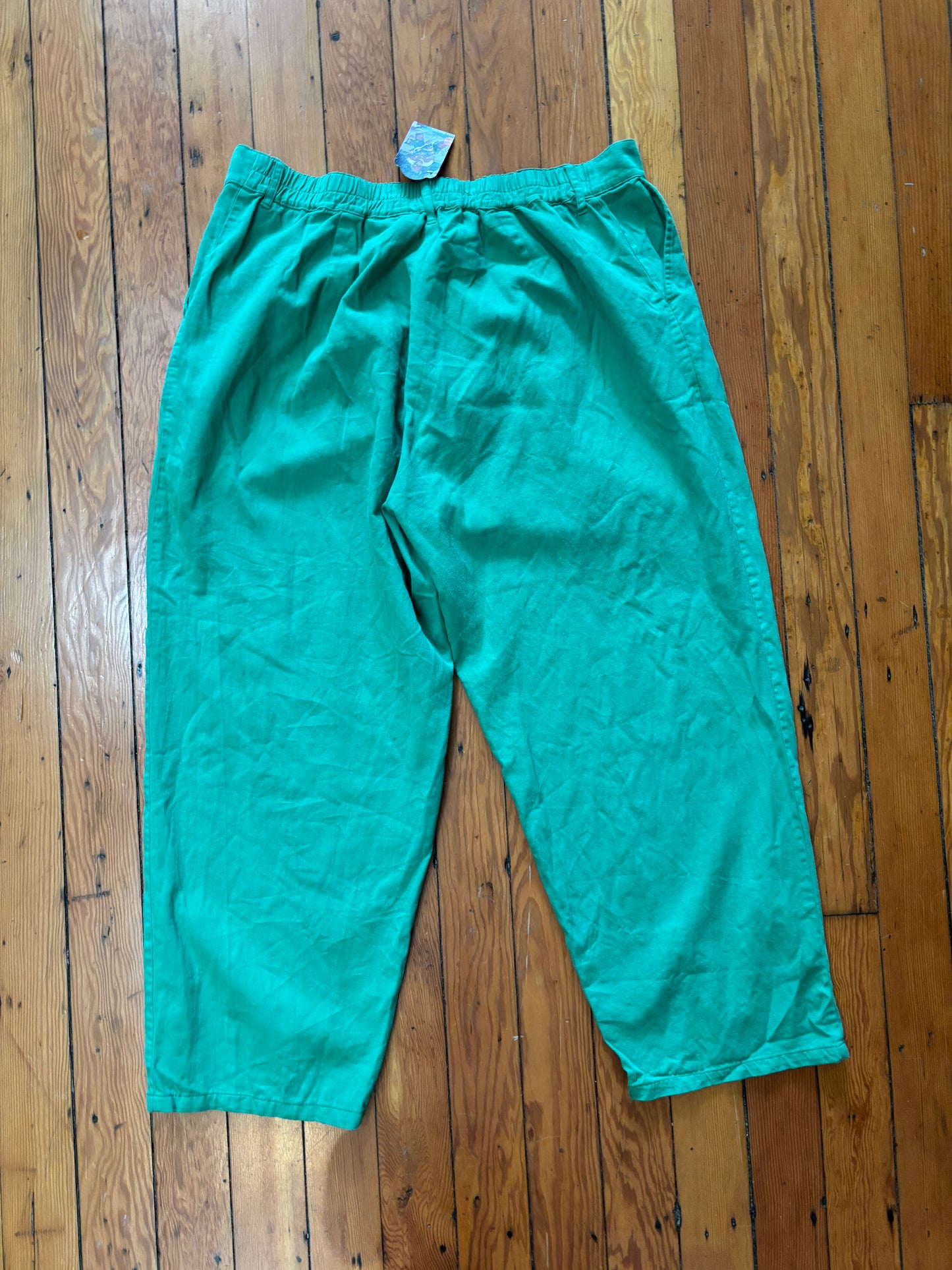 Size 2X green Big Bud Press trousers