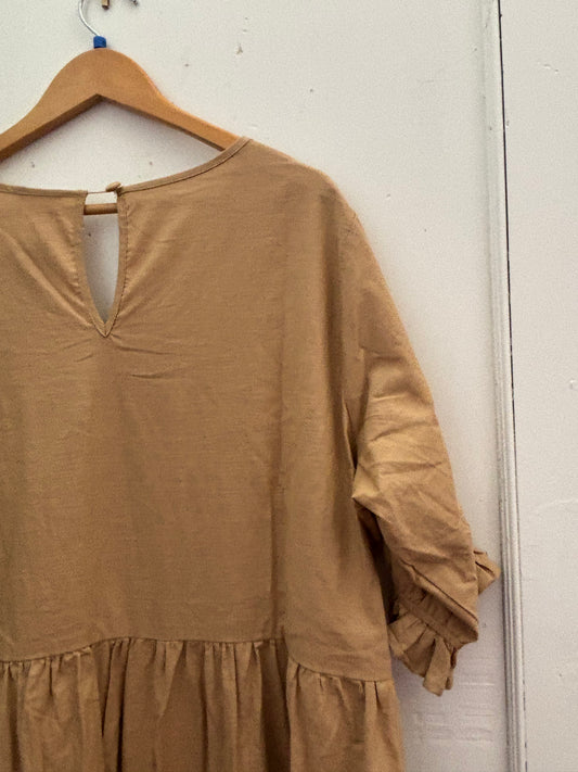 Size 20 Tan Summer Reign Dress