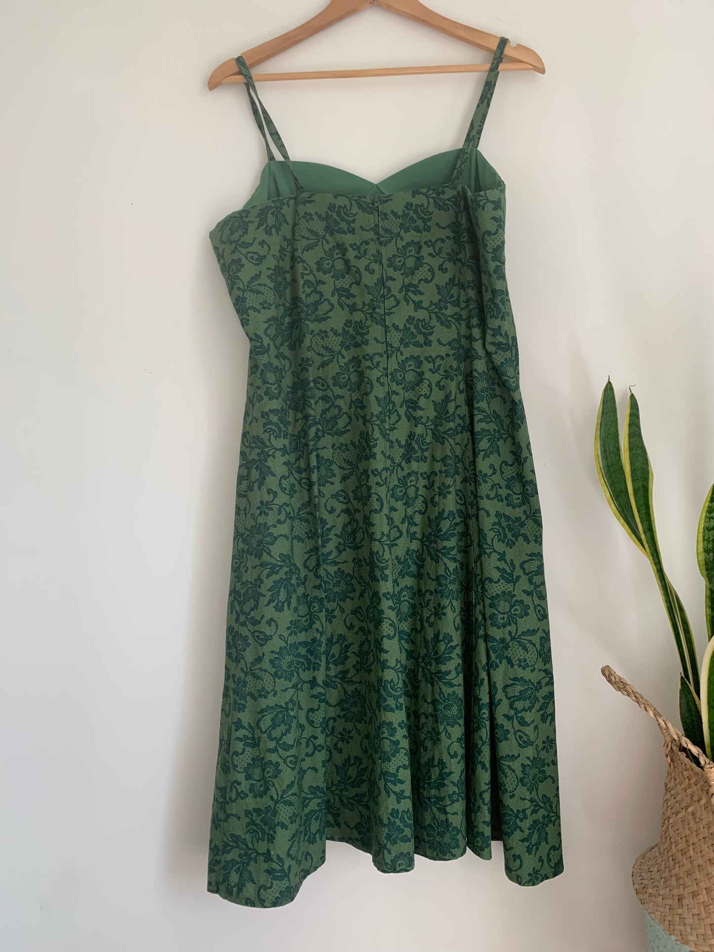 Size 18 Green and green Bon Bon Dress