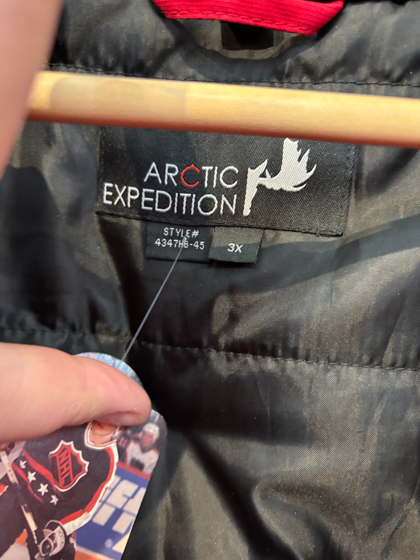 size 3X red bright Arctic expedition jacket - rain