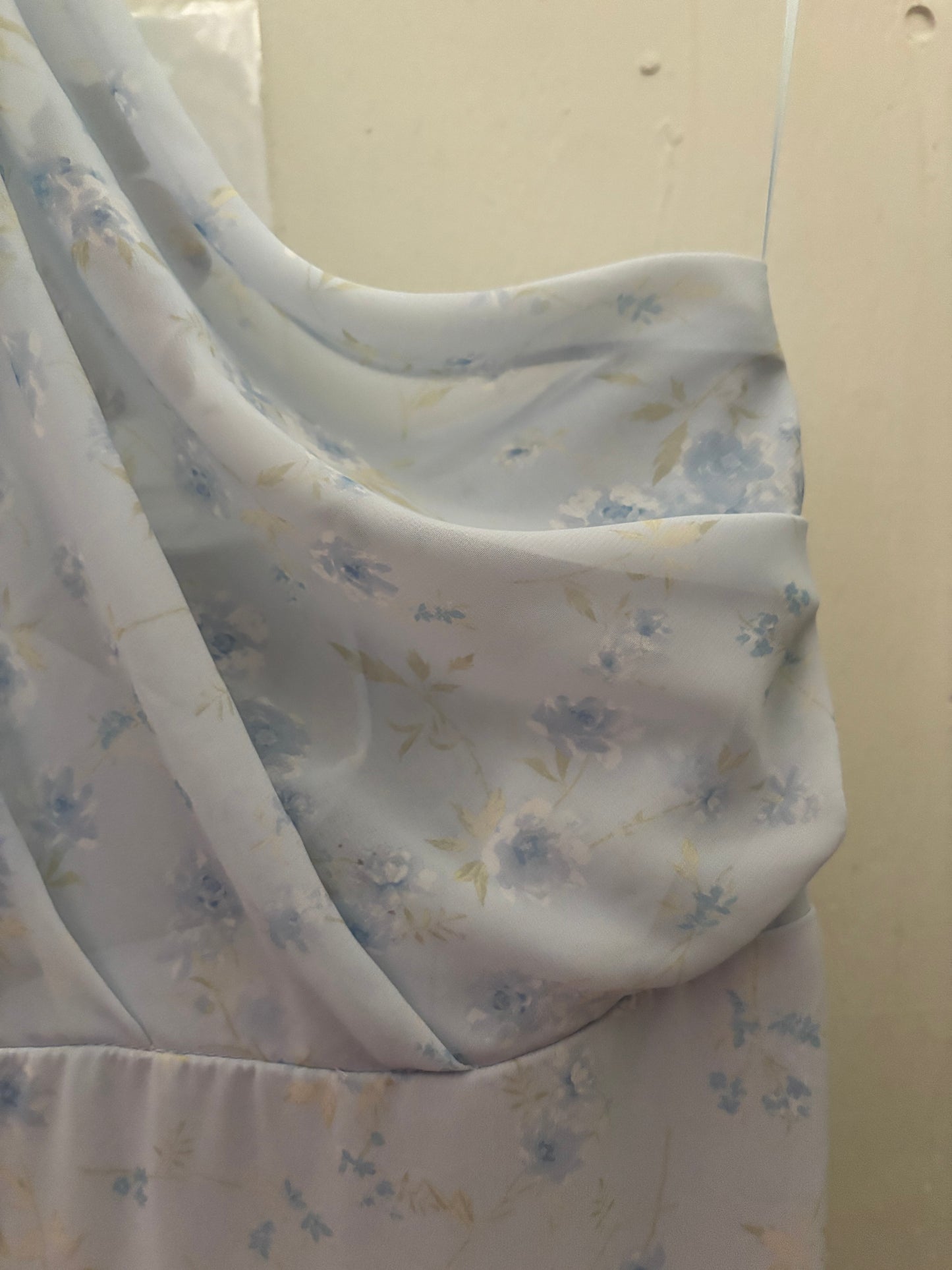 Size 20 baby blue floral Birdy Grey dress - long formal