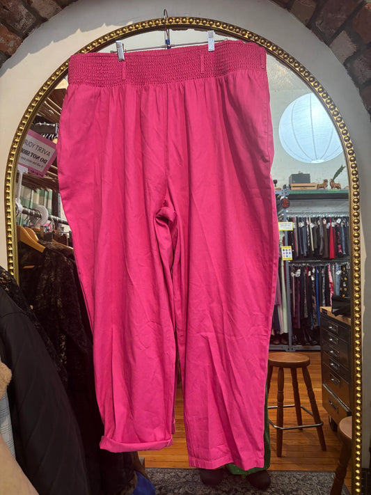 size 2X pink Lucy & Yak Alexa Trouser - NWT
