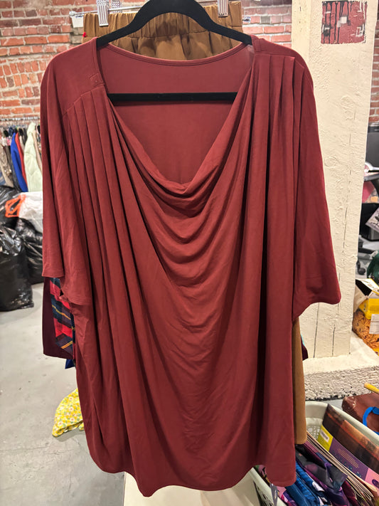 Size 3X Cinnamon Modal Encircled Top