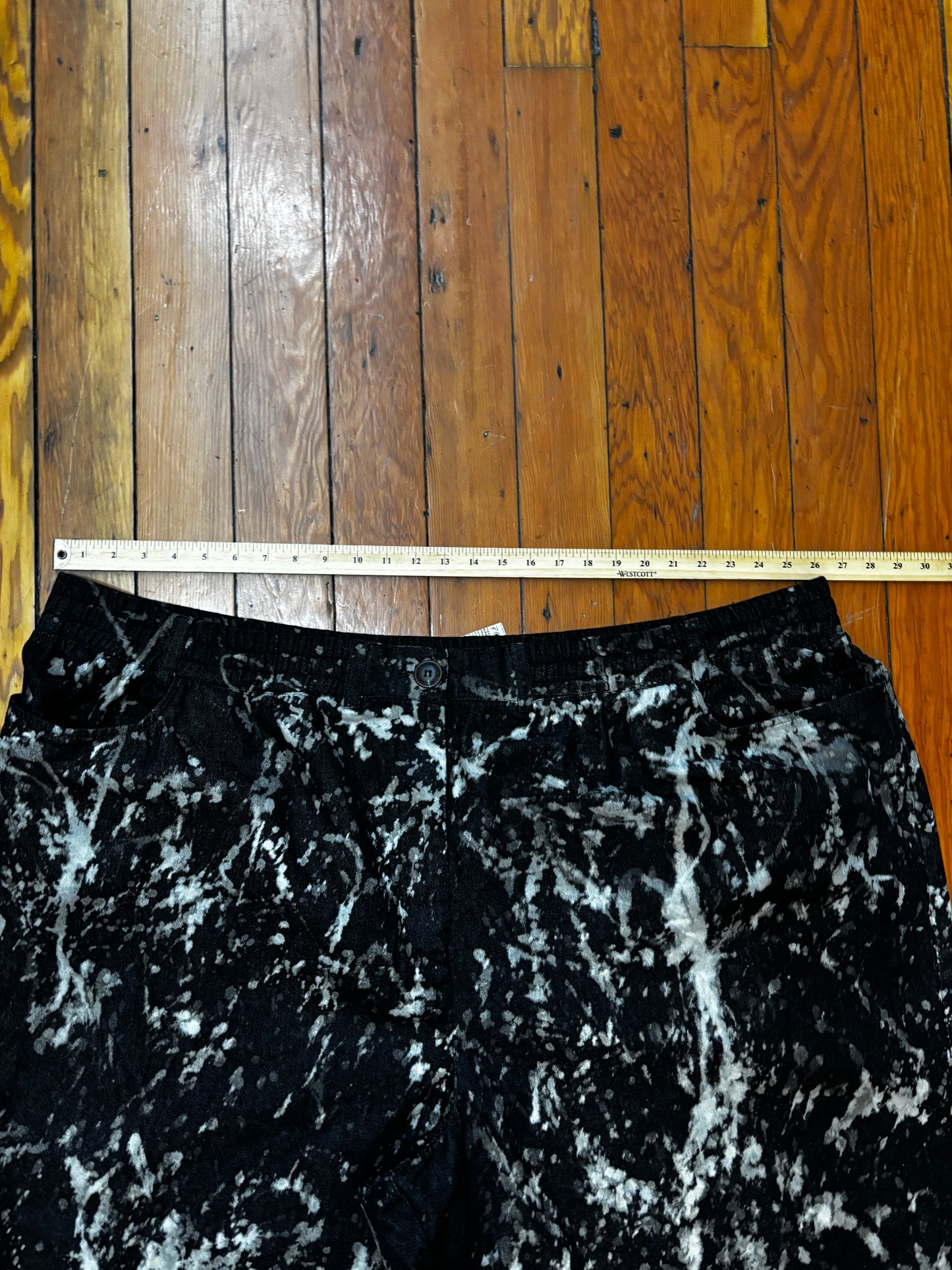 size 5X Ulla Jeans - charcoal black bleach dyed