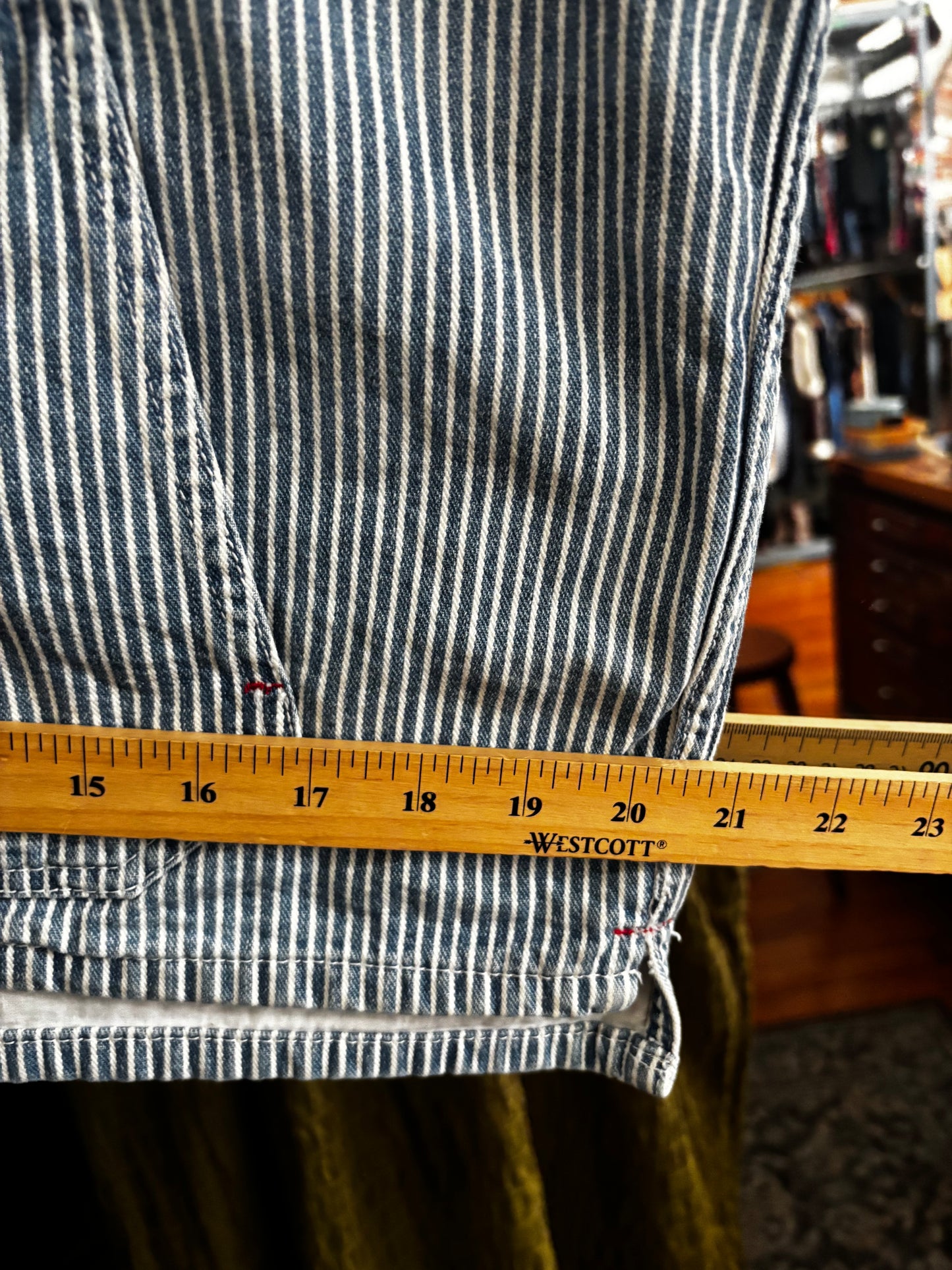 size XL denim stripe - Gap Blue Jeans VINTAGE Gap vest - pull over