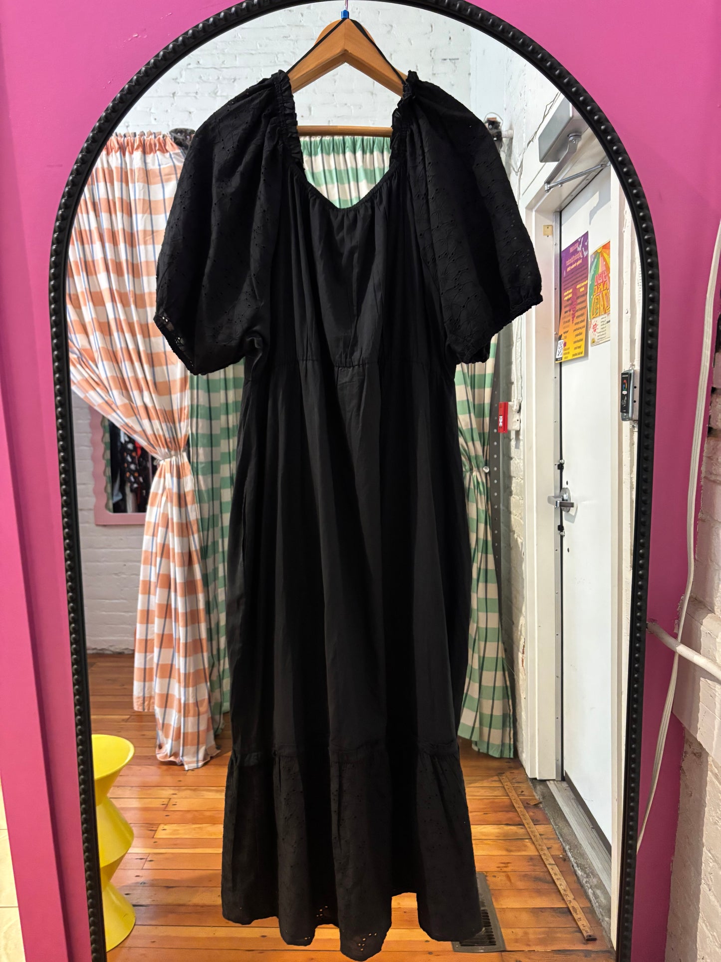 size 3X black cotton Adrift Signature dress - long