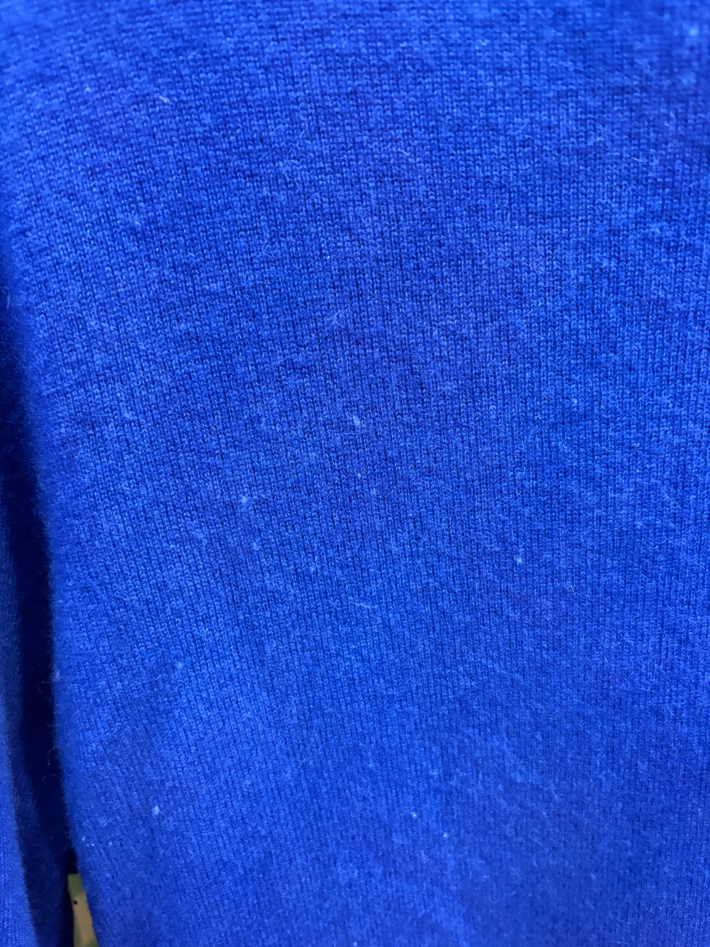 size 1X blue soft - cashmere sweater