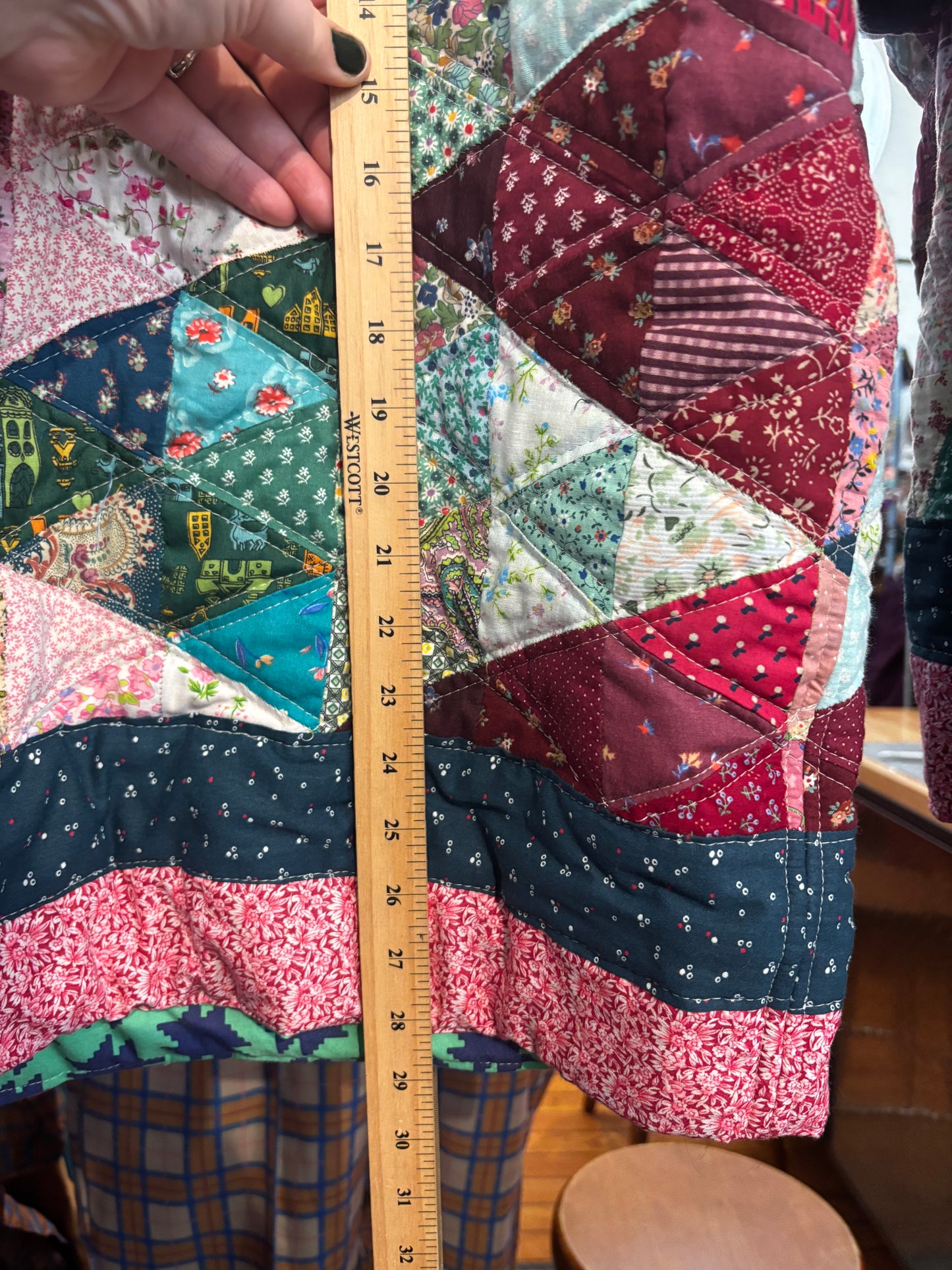 size 2X quilted jacket by Woodbrick