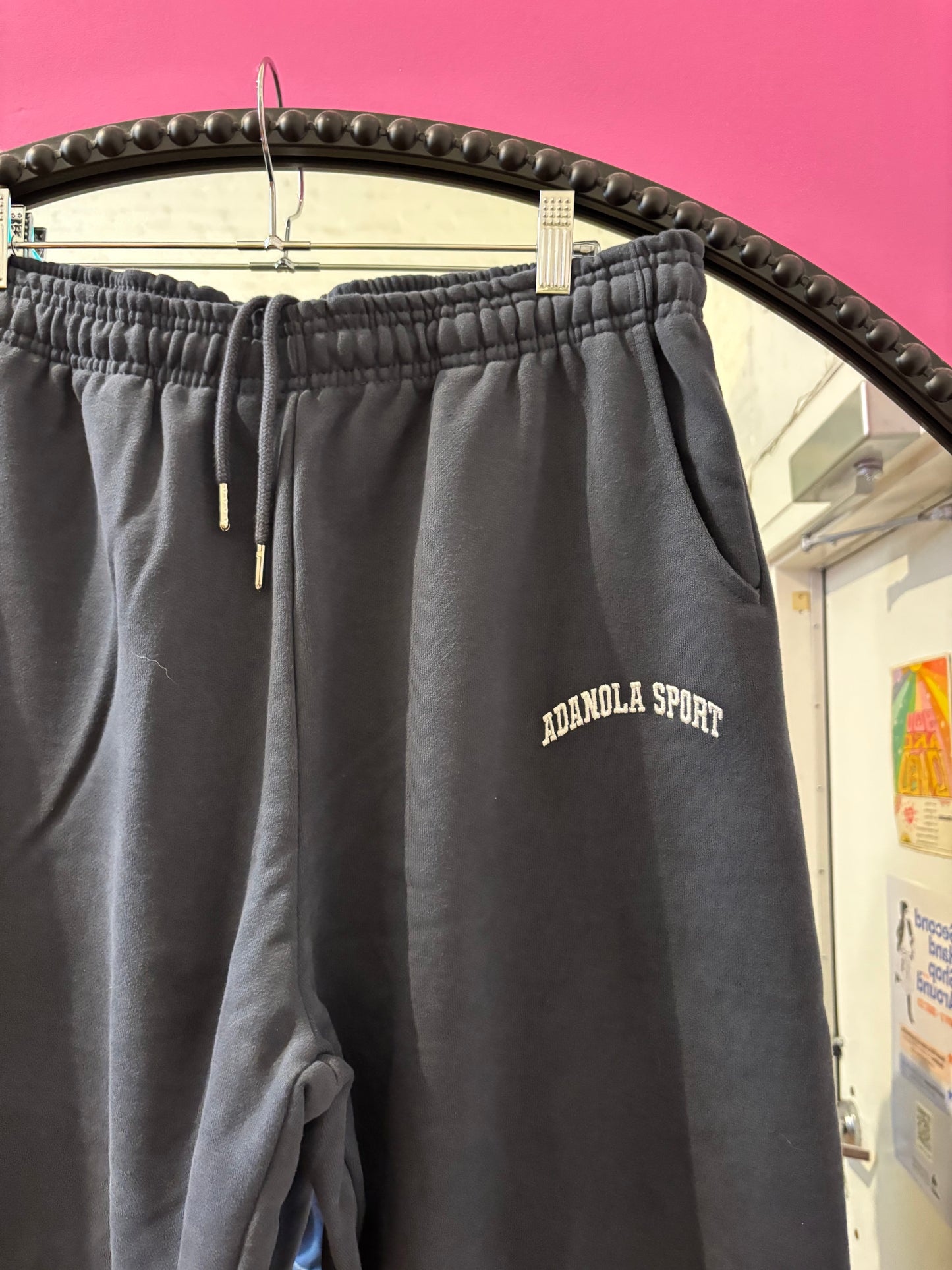 size XL grey cotton Adanola sweat pants