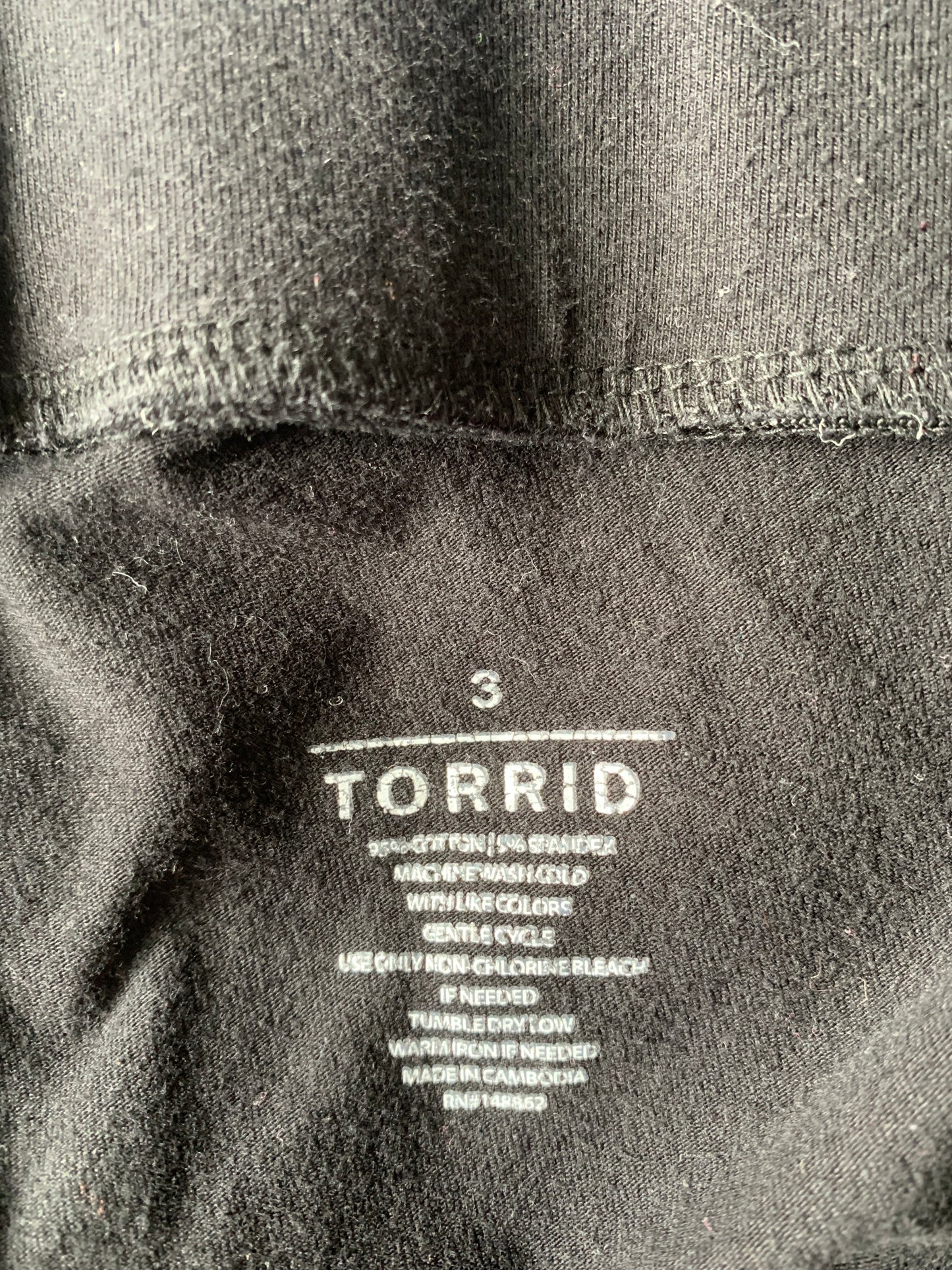 Size 3X Black Torrid Leggings