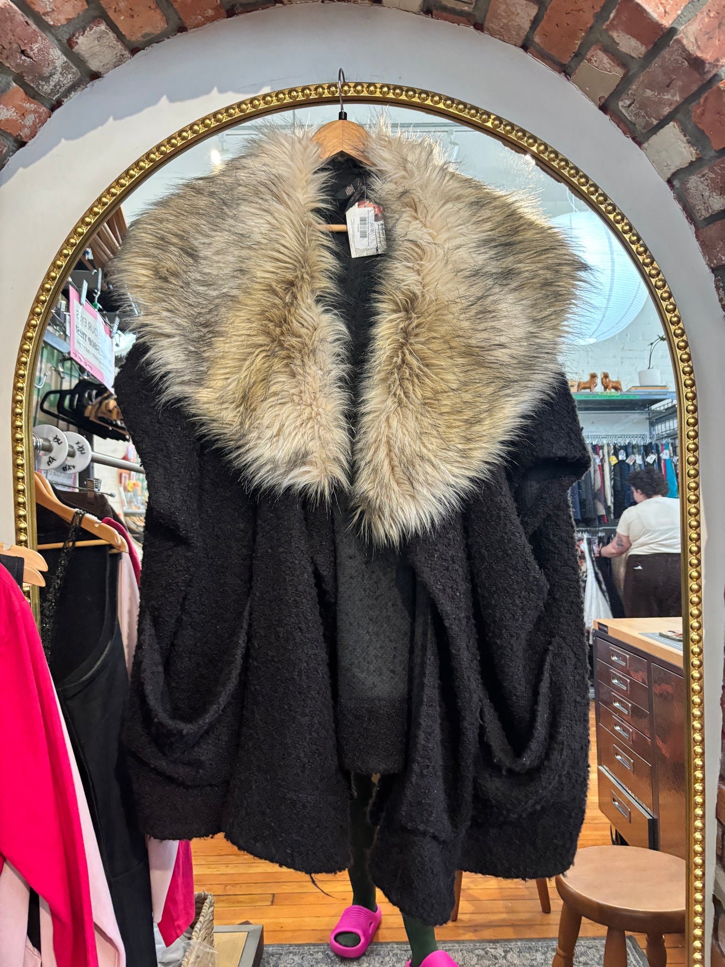 Size 3X black teddy Melissa McCarthy jacket