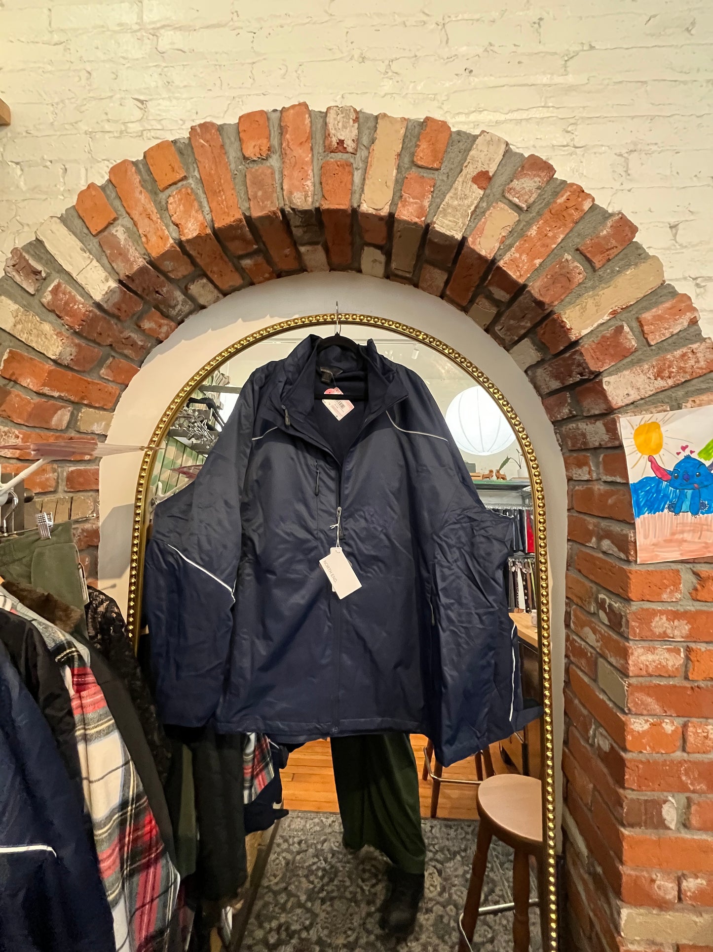 size 4X navy blue North End jacket - 3-in-1