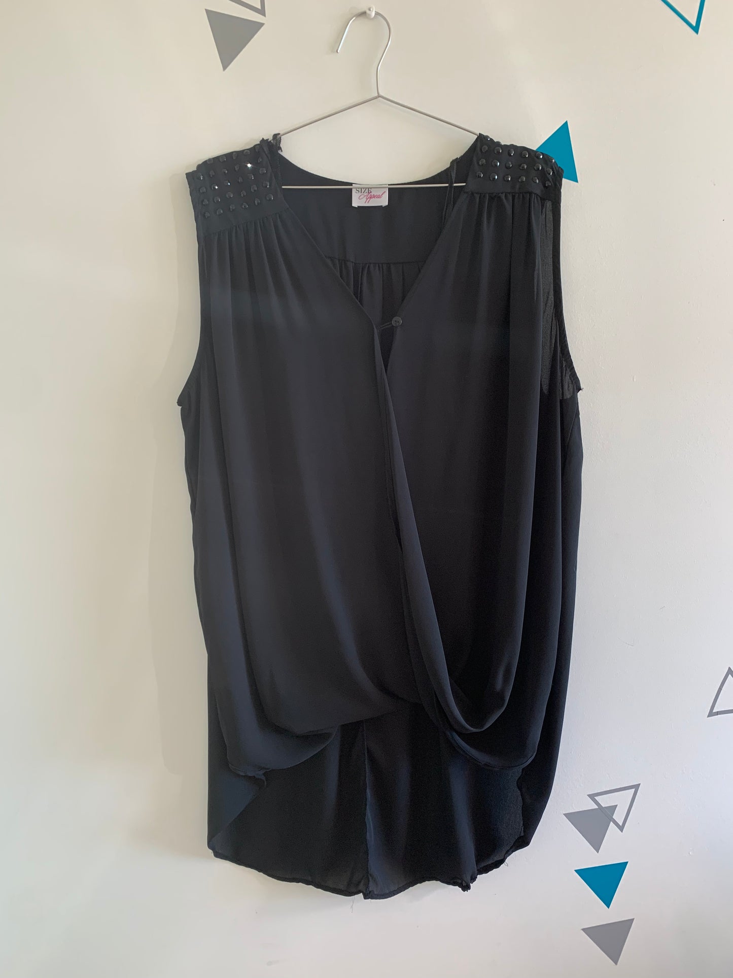 Size 3X Semi-Sheer Top