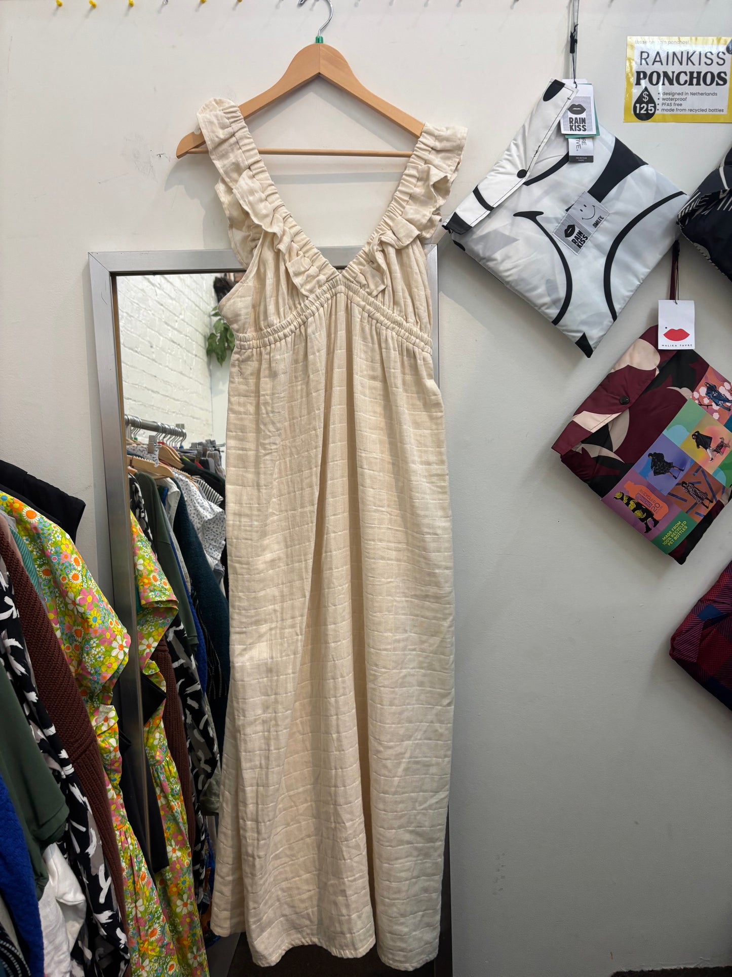 size 2x cream Milos cotton gauze Harly Jae dress