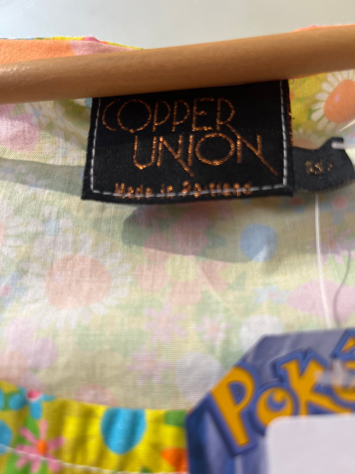 size 5X bright floral Copper Union dress