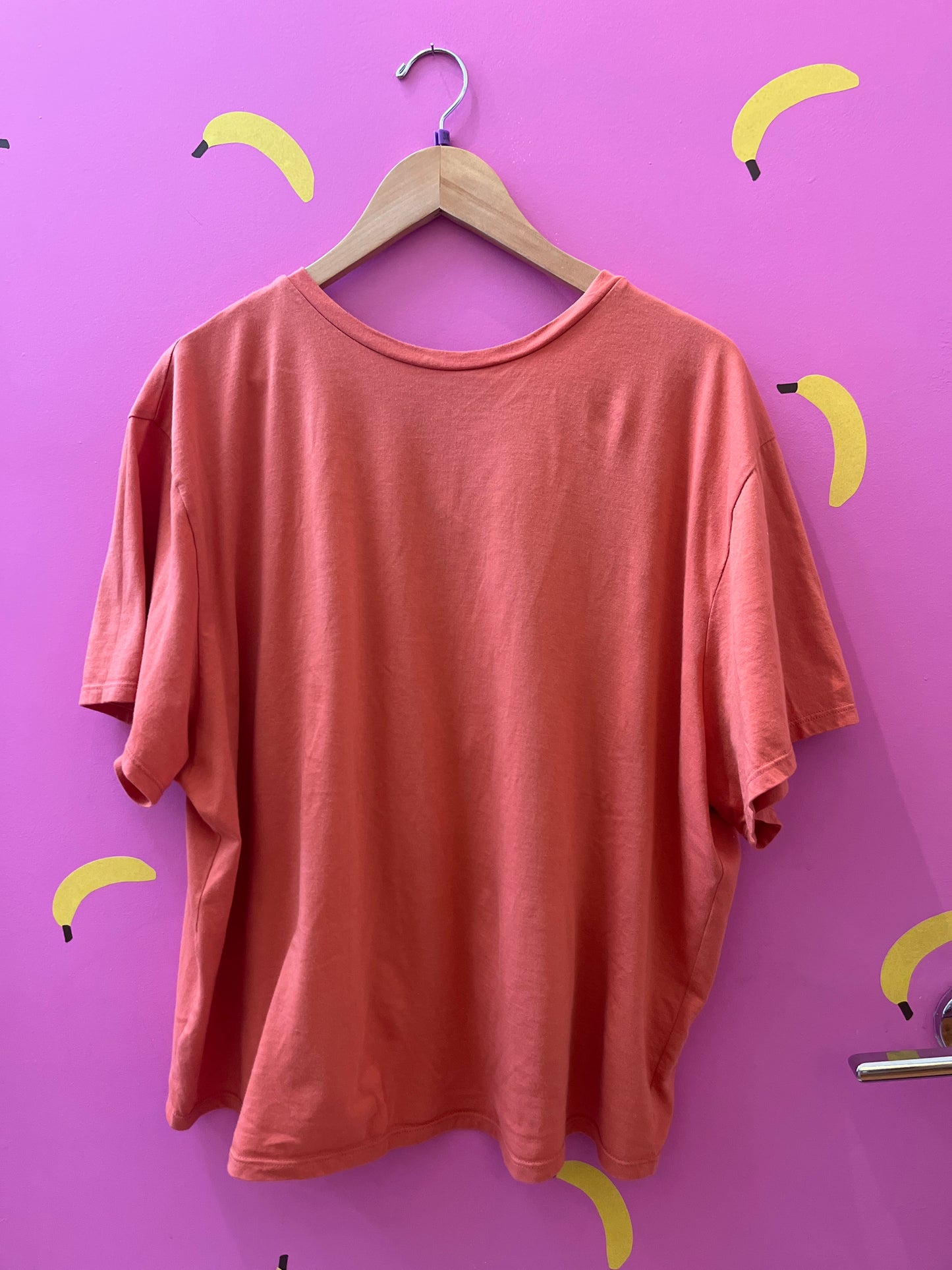 Size 3X orange Free Label top