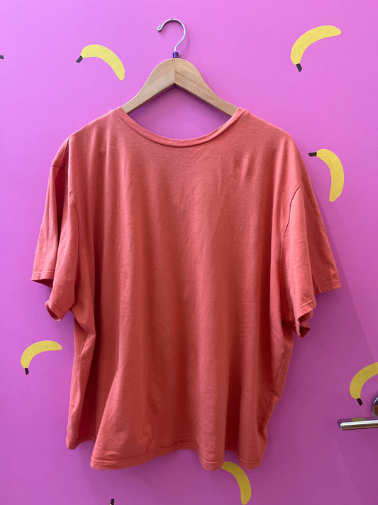 Size 3X orange Free Label top