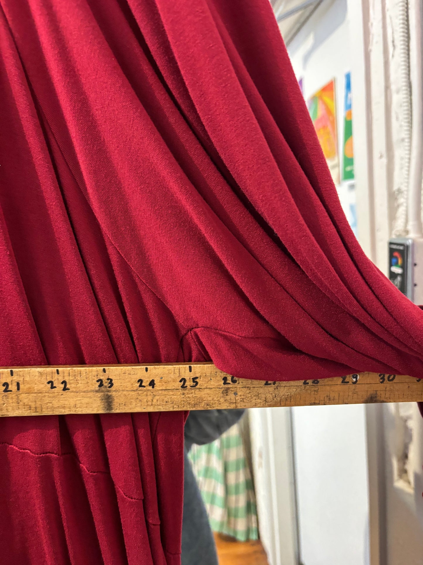 size 4X burgundy Limited Collection dress - maxi