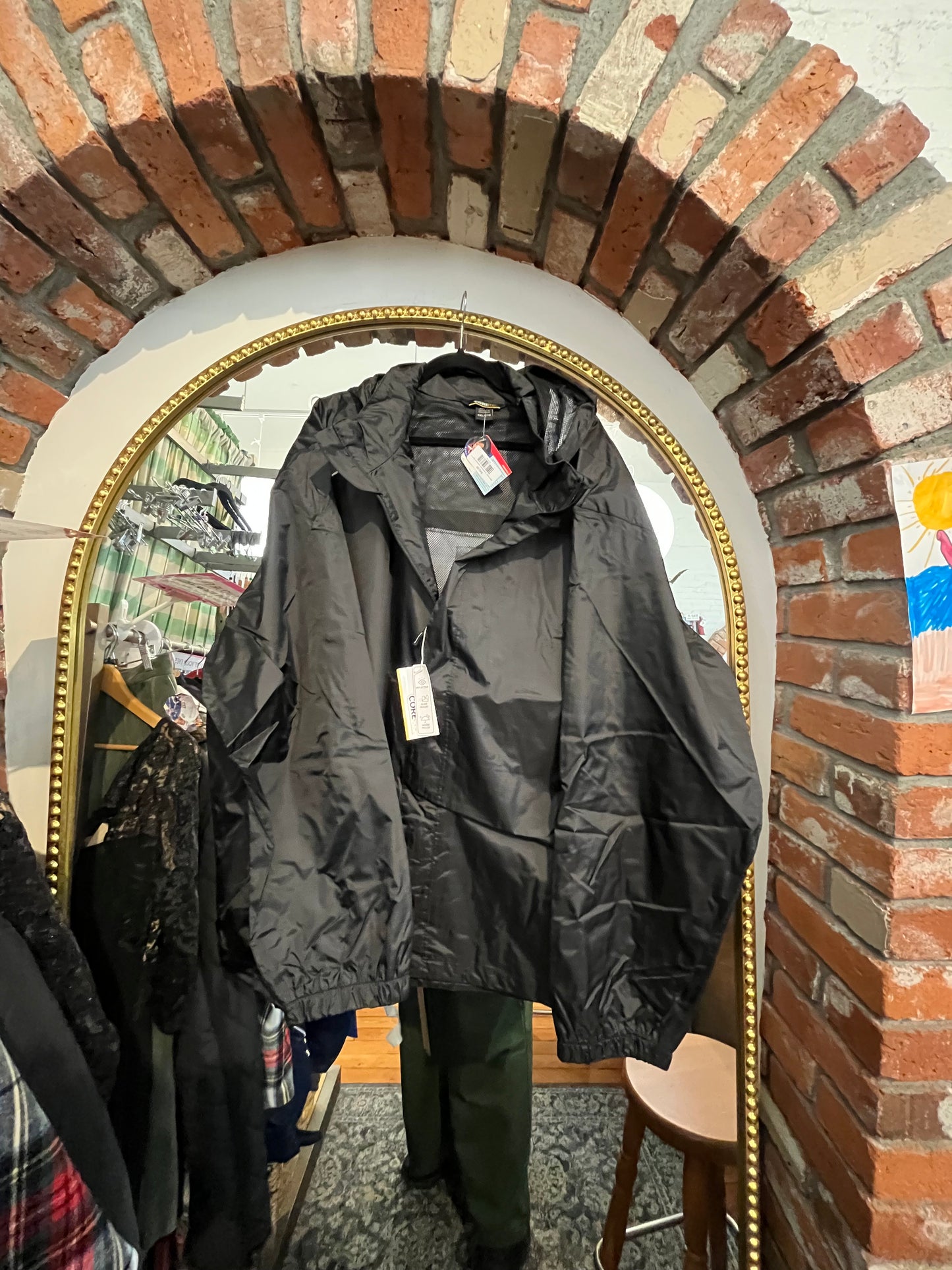 size 5X black Core365 jacket - lightweight