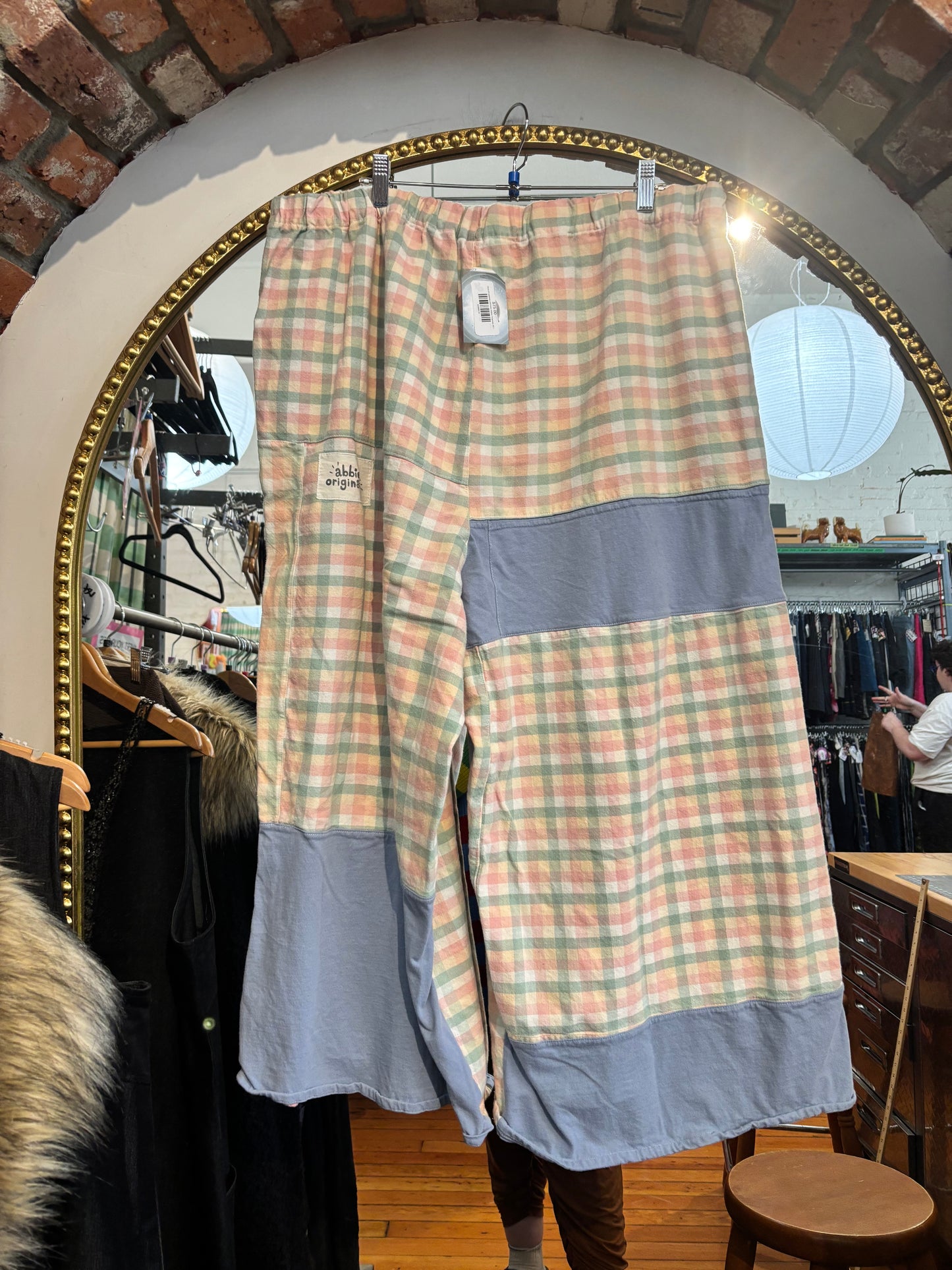 Size 2X pastels mermaid Abbie Originals AS IS pants