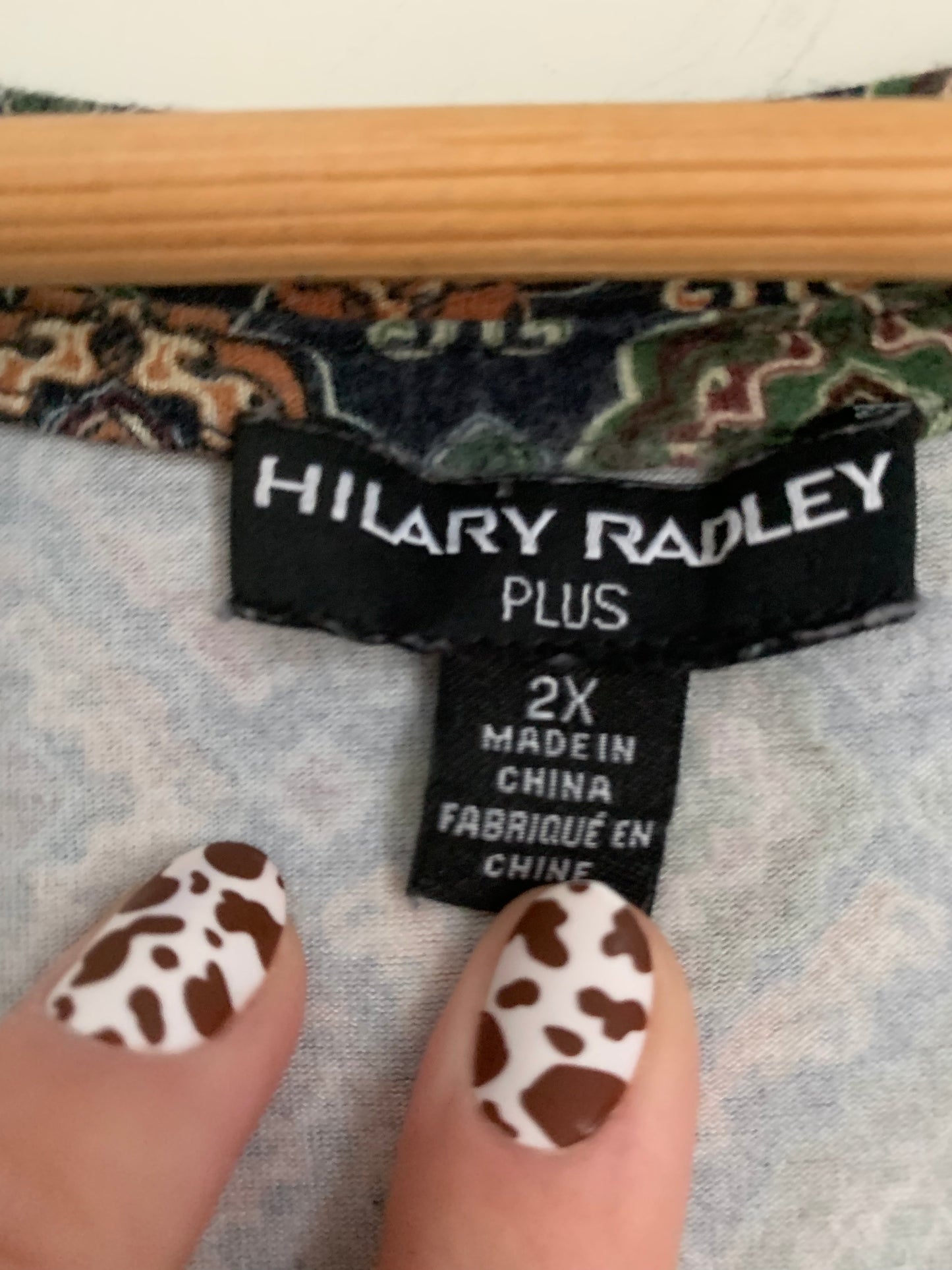 Size 2X Hilary Radley Tee