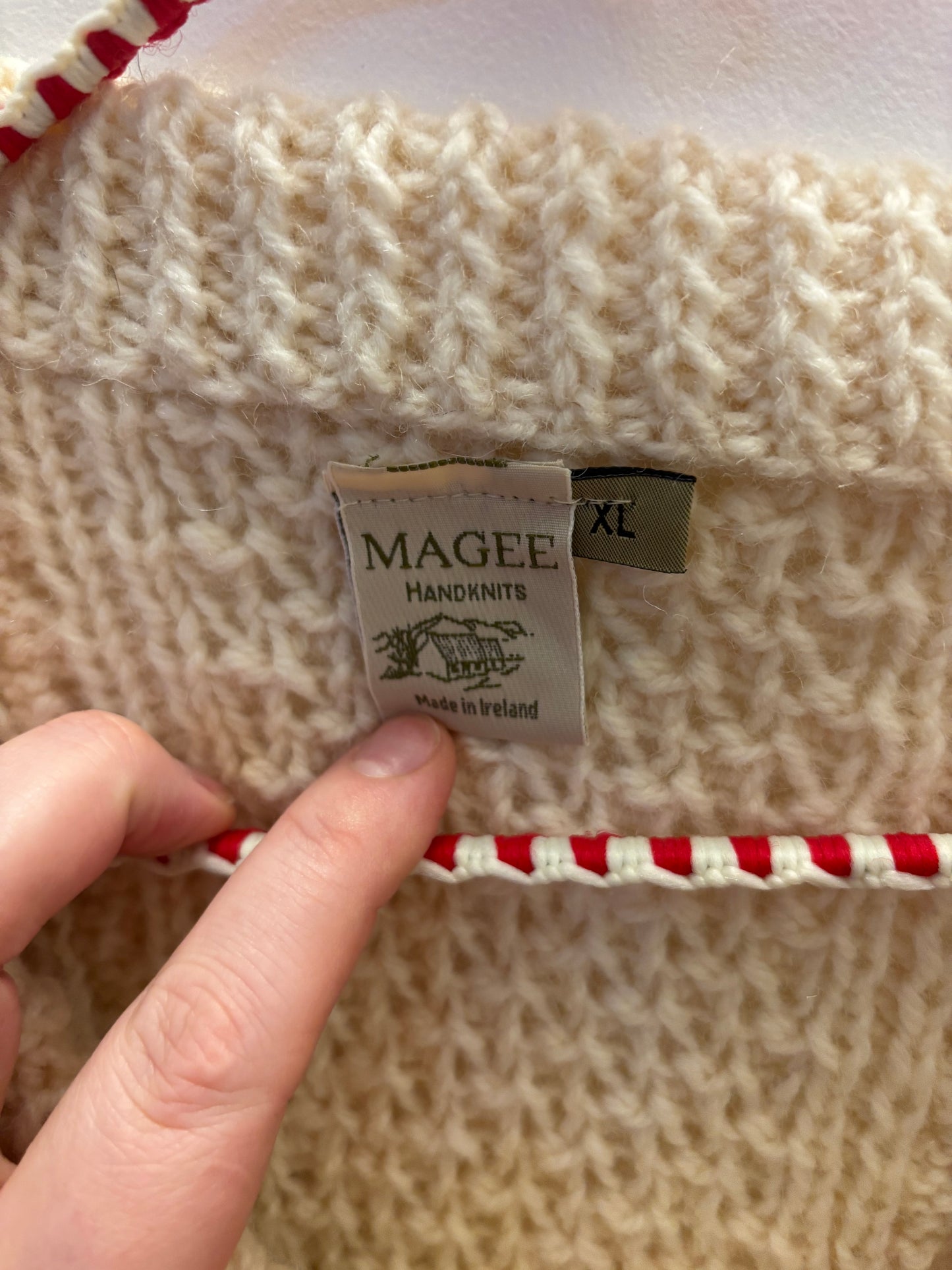 vintage size XL Magee wool knit sweater