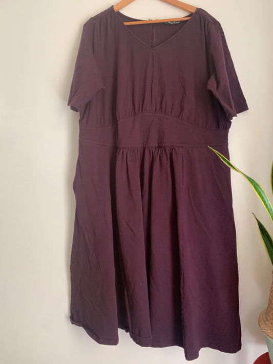 Size 3X Burgundy eShakti Dress